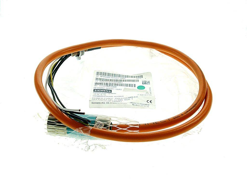 SIEMENS 6FX5 002-5DG01-1AB2 (Leistungsleitung konfektioniert 4x 1.5+(2x1.5) C)