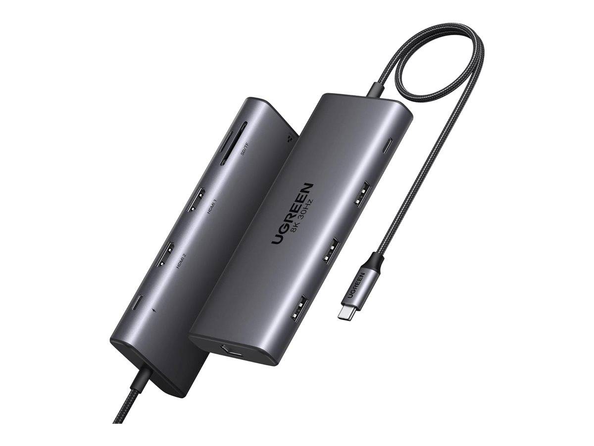 Ugreen Revodok Pro 210 - Dockingstation - USB-C2 x HDMI - 1GbE