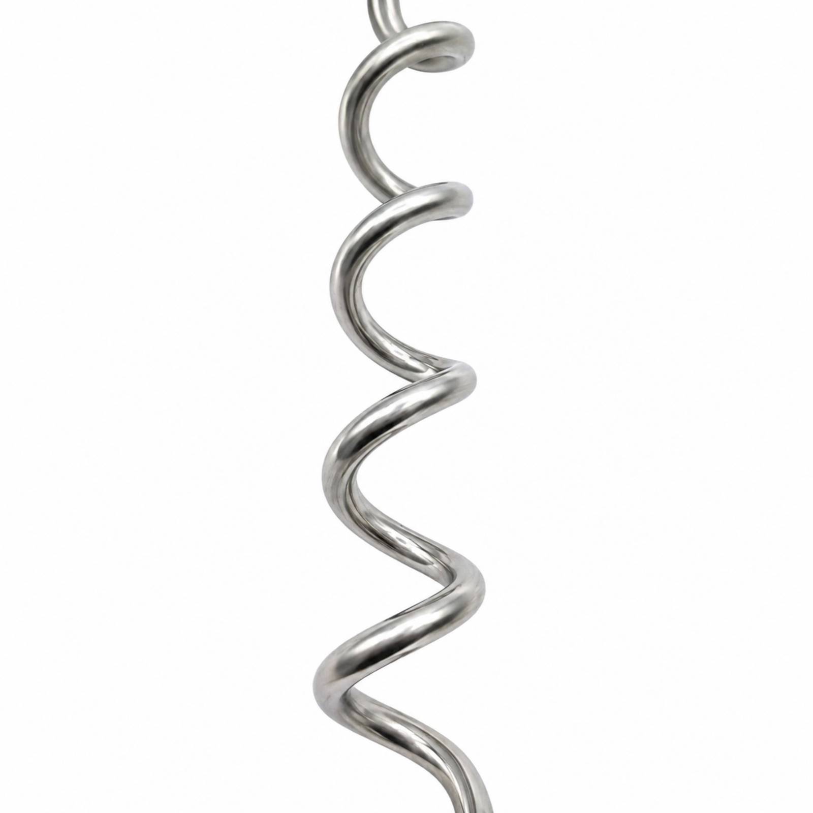 4x Erdanker Bodenanker zum eindrehen 420 mm Sturmsicherung über 30cm Abspannset