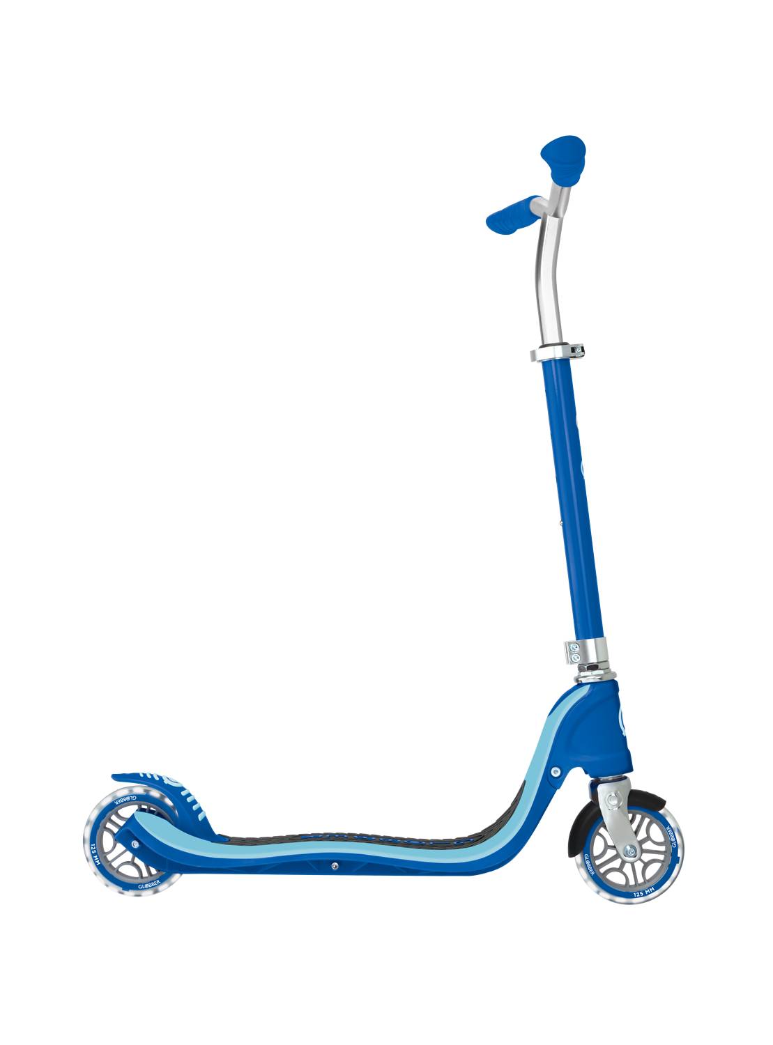 GLOBBER FLOW 125 LIGHTS dunkelblau, mit Leuchtrollen