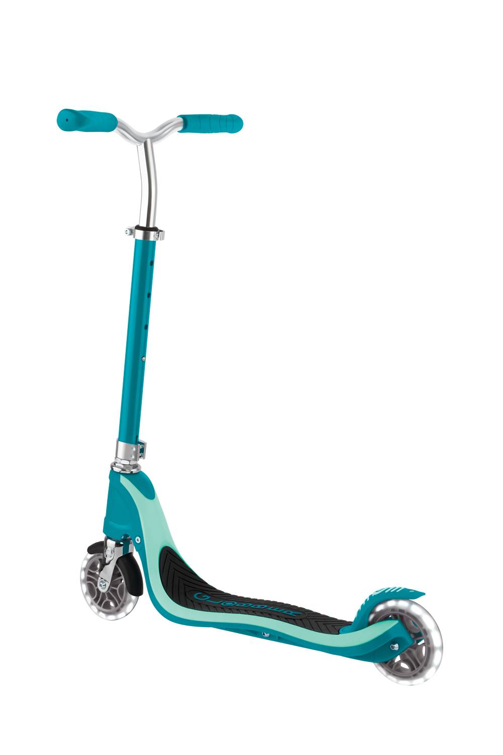 GLOBBER FLOW 125 LIGHTS türkis, mit Leuchtrollen