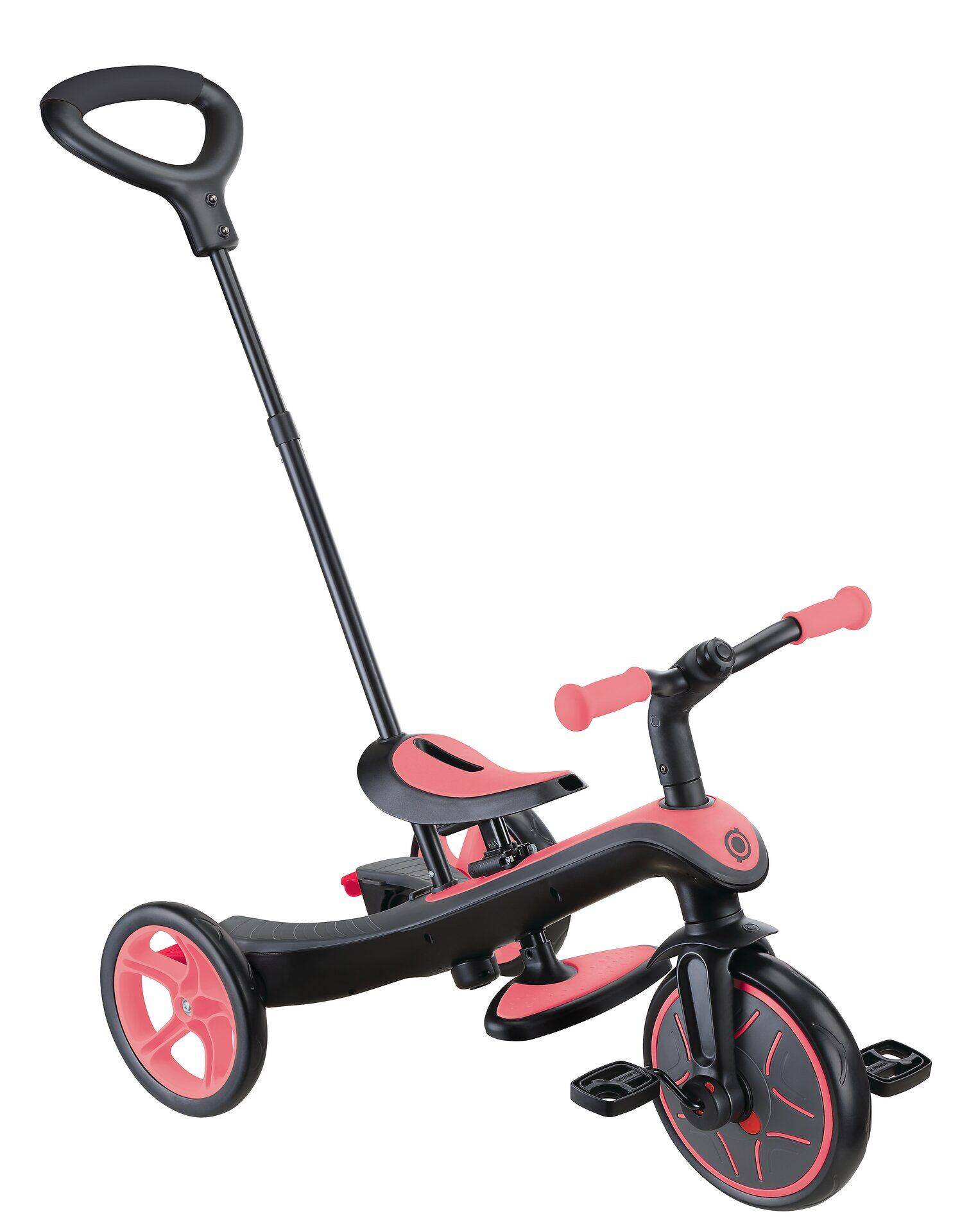 GLOBBER EXPLORER TRIKE 4in1 coral pink