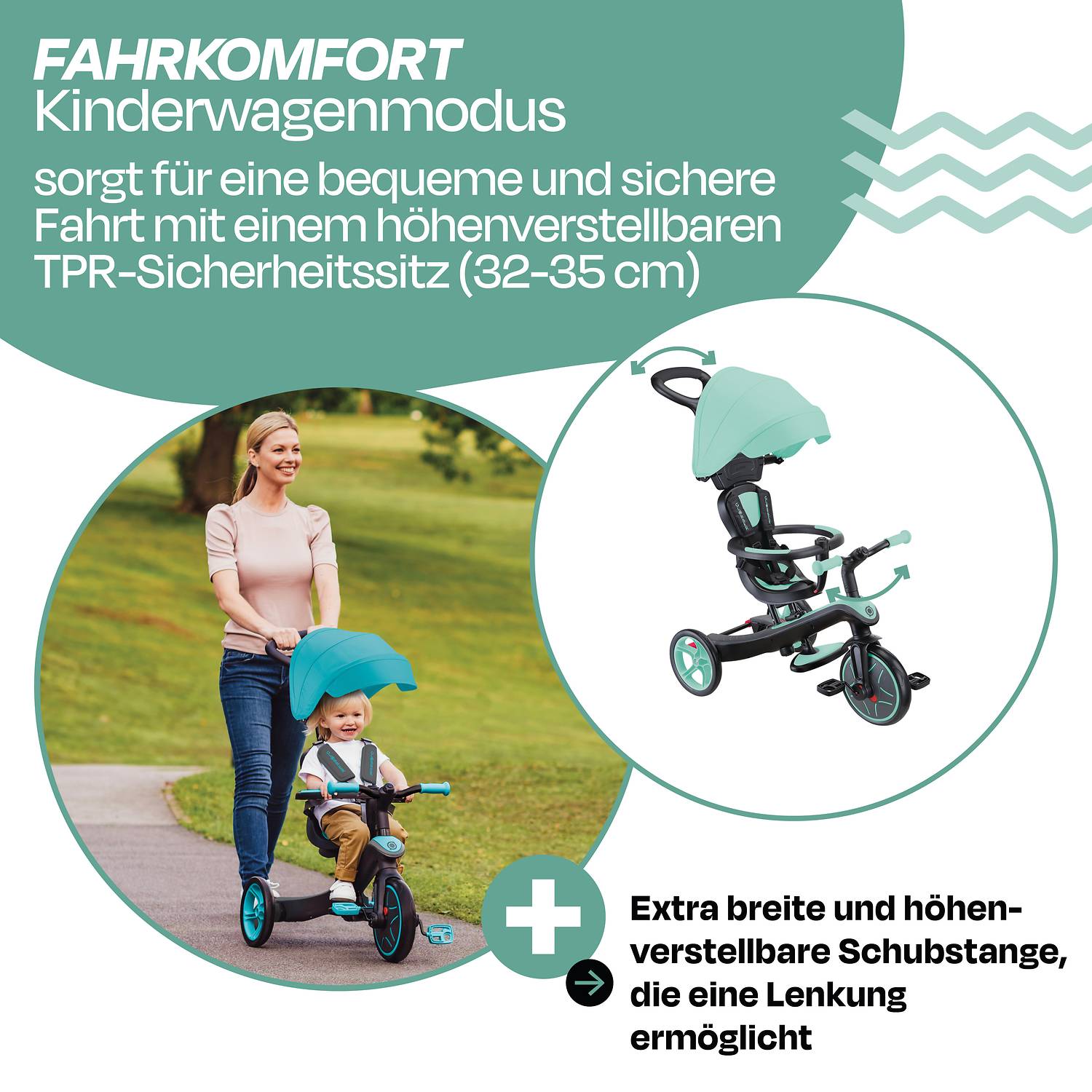 GLOBBER EXPLORER TRIKE 4in1 mint