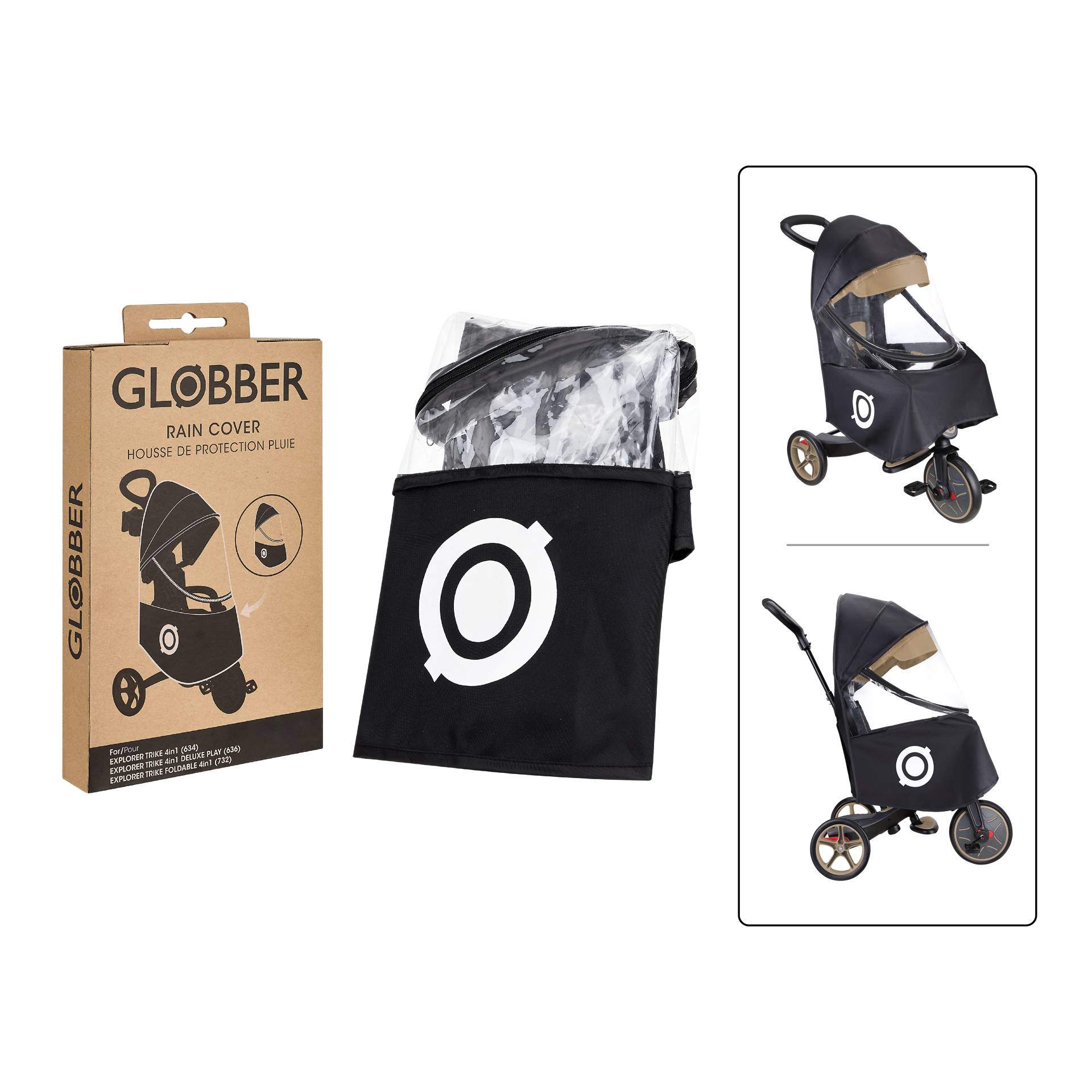 GLOBBER EXPLORER TRIKE Regenschutz