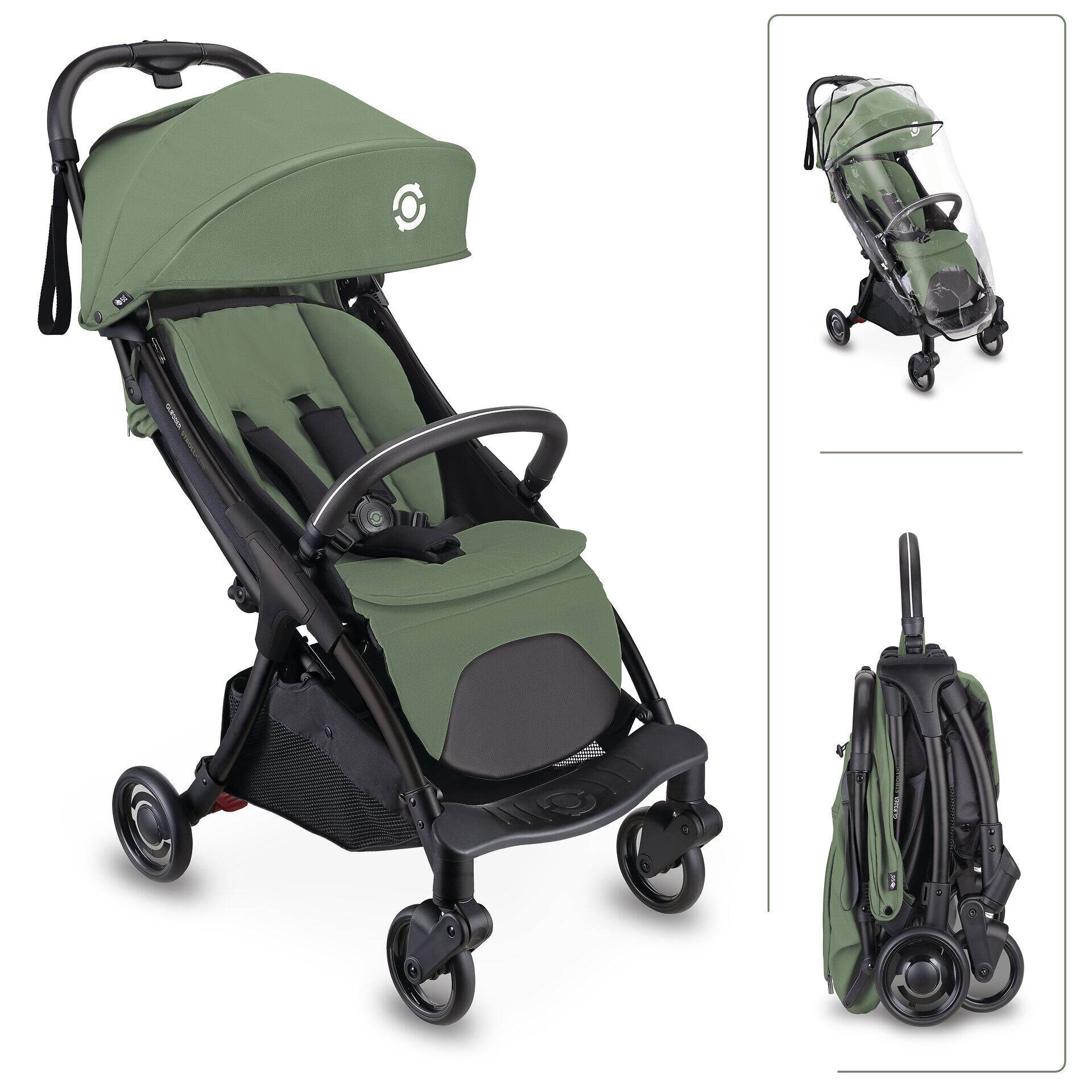 GLOBBER STROLL LITE oliv grün