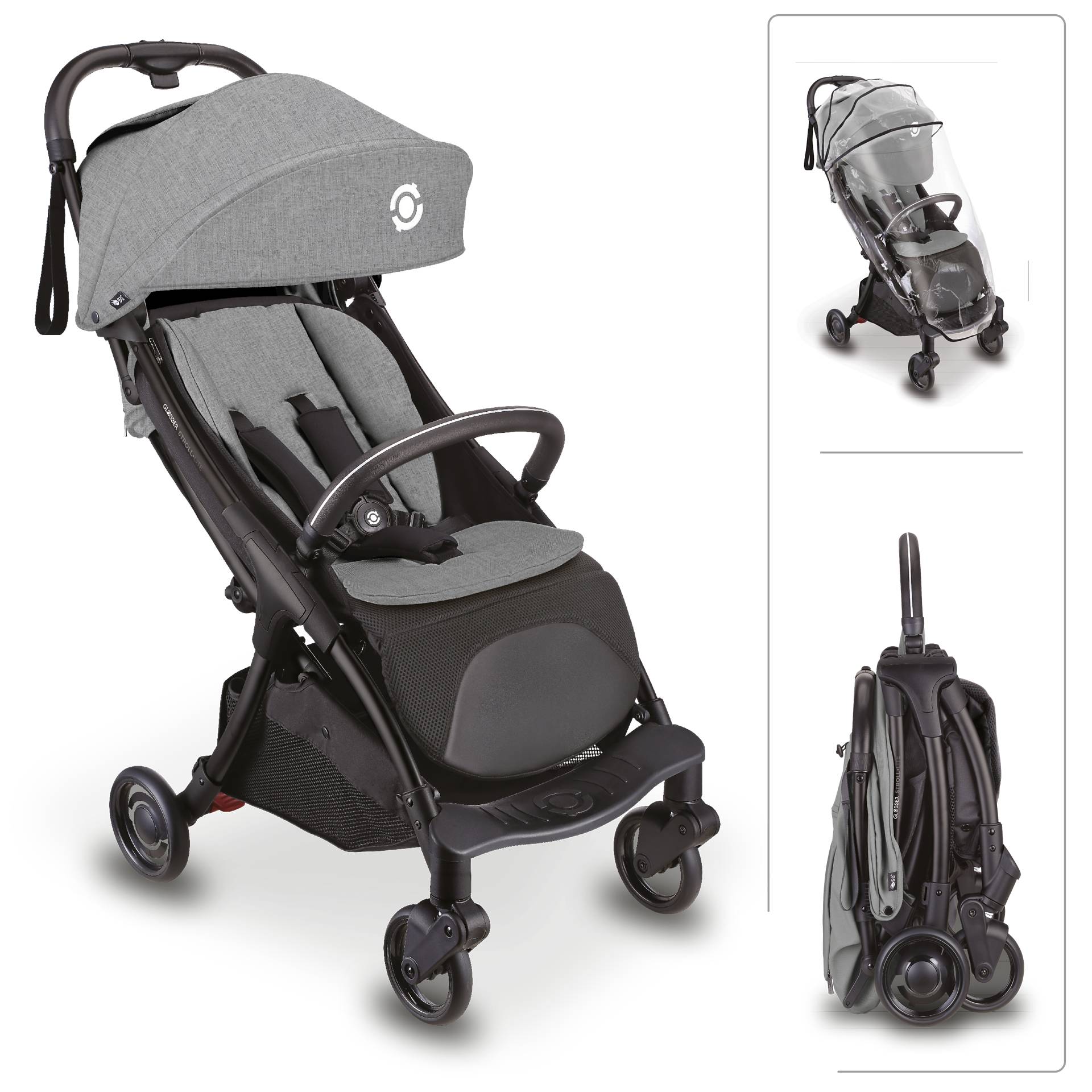 GLOBBER STROLL LITE grau