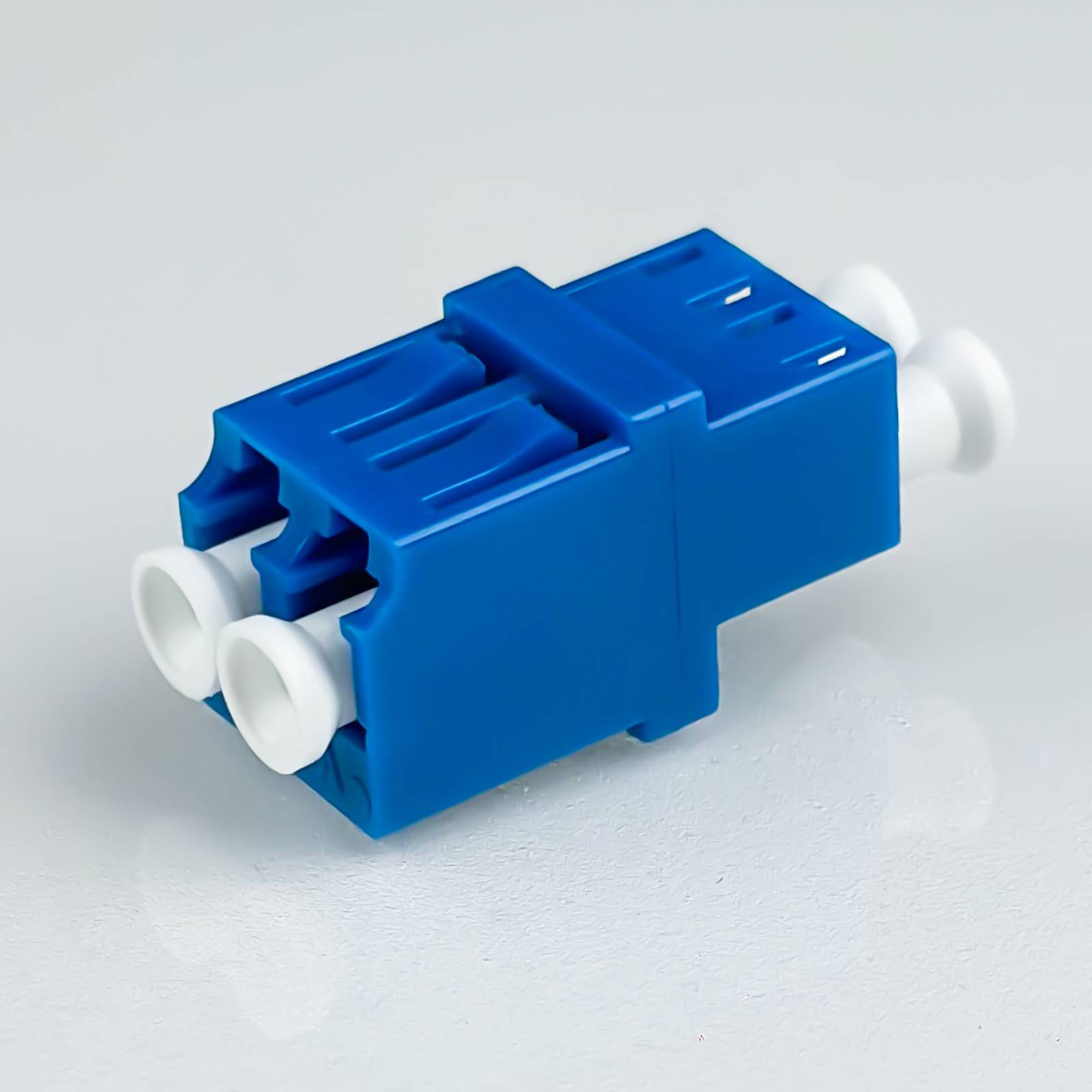hb-digital LWL Verbinder LC/UPC-LC/UPC Duplex OS1/OS2 Singlemode blau