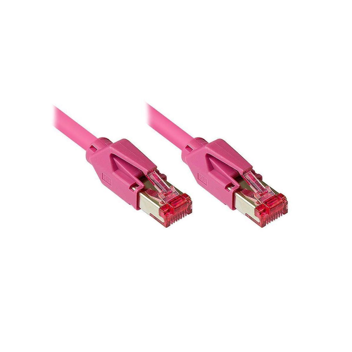 821RK-150M - Patchkabel Cat.7, S/FTP, 15m, magenta