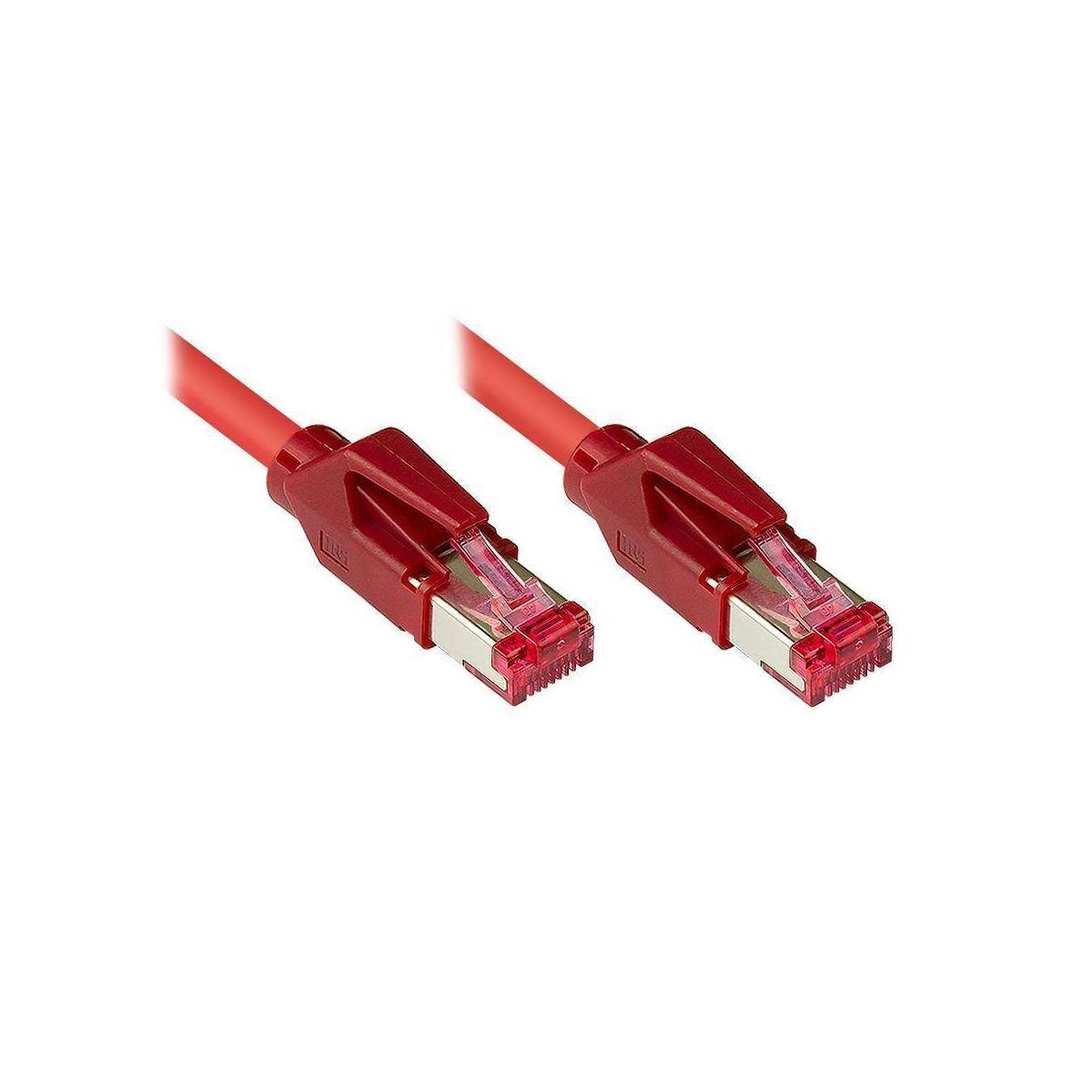 821RK-260R - Patchkabel Cat.7, S/FTP, 26m, rot