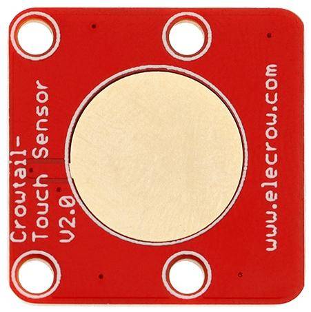 Elecrow Crowtail Touch Sensor 2.0, kapazitive Erkennung, 60ms Reaktionszeit, JST-PH 4-Pin, 2,0-5,5V