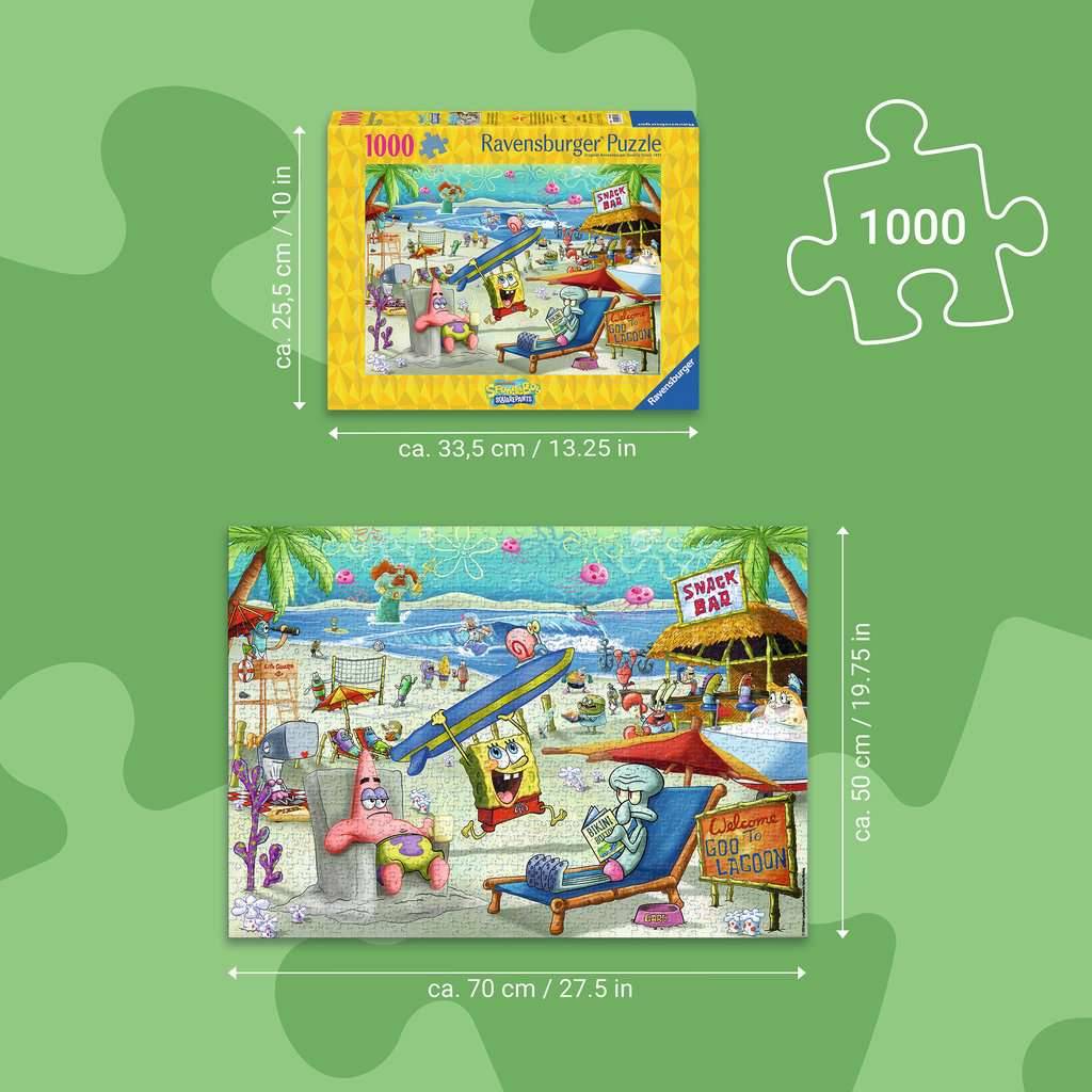 Beach Fun at the Goo Lagoon – 1000 Teile Puzzle SpongeBob Schwammkopf