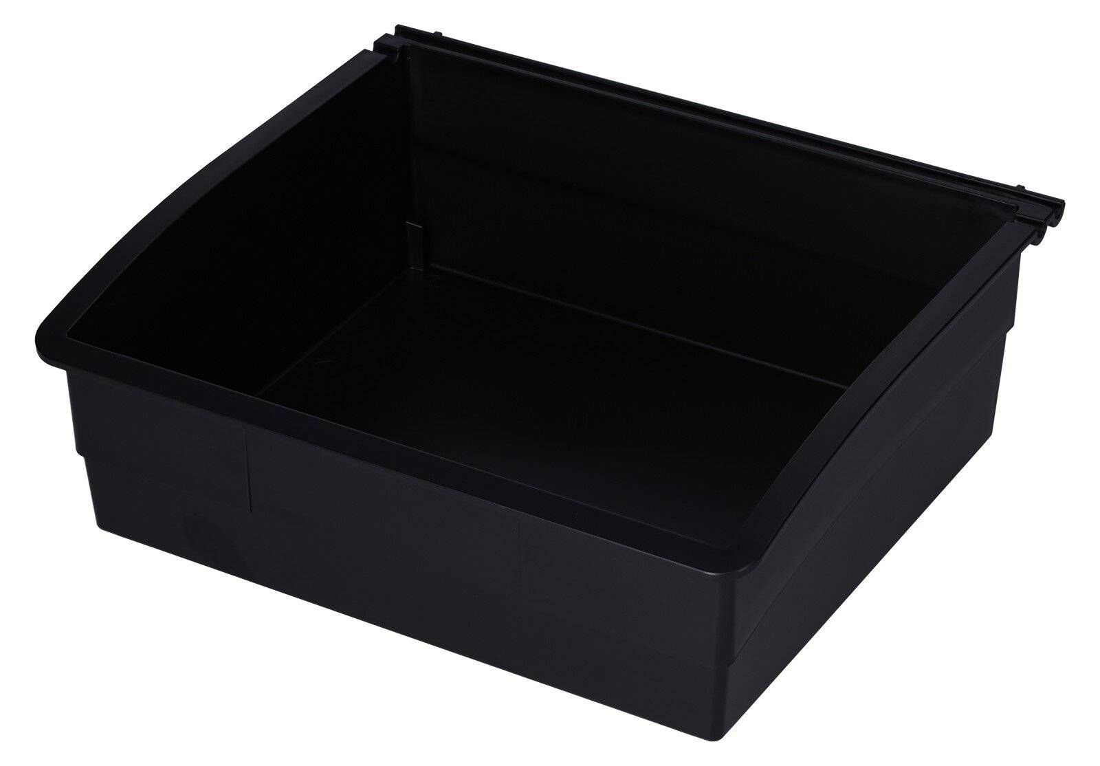 ESD Arbeitsschale, PS, schwarz, 180 x 210 x 79 mm