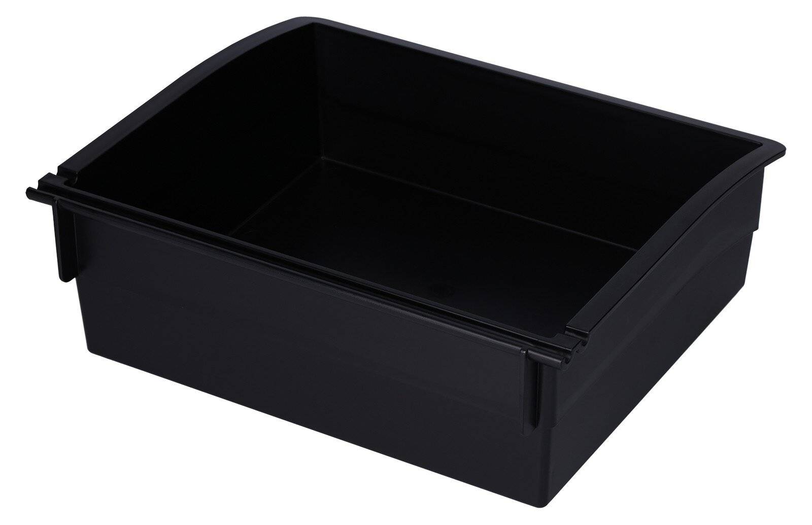 ESD Arbeitsschale, PS, schwarz, 180 x 210 x 79 mm