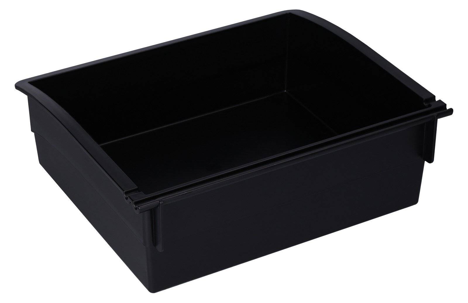 ESD Arbeitsschale, PS, schwarz, 180 x 210 x 79 mm