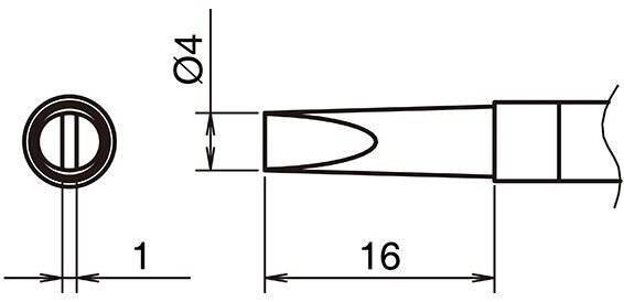 Aktiv-Lötspitze Format 4DL