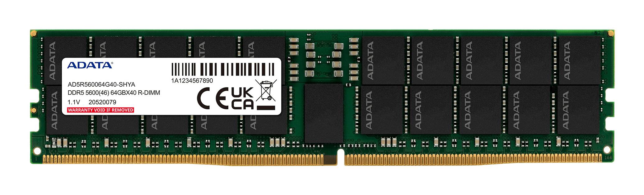 ADATA RIMM 32 GB DDR5-5600 (AD5R560032G20-SHYA) - 32 GB - RDRAM
