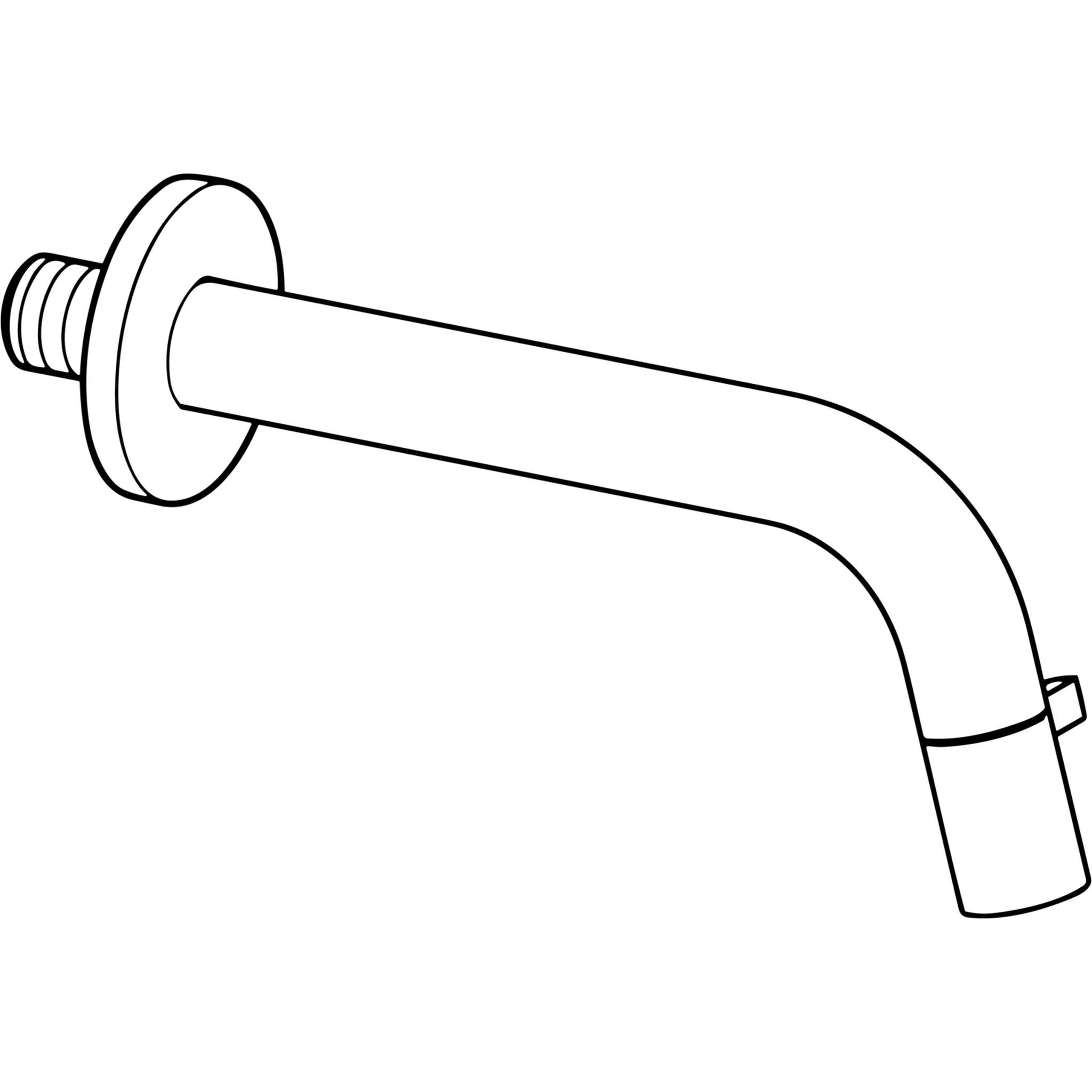 Hansa Nova Style Wand-Auslaufventil Ausladung 186mm chrom, 1 Stk.