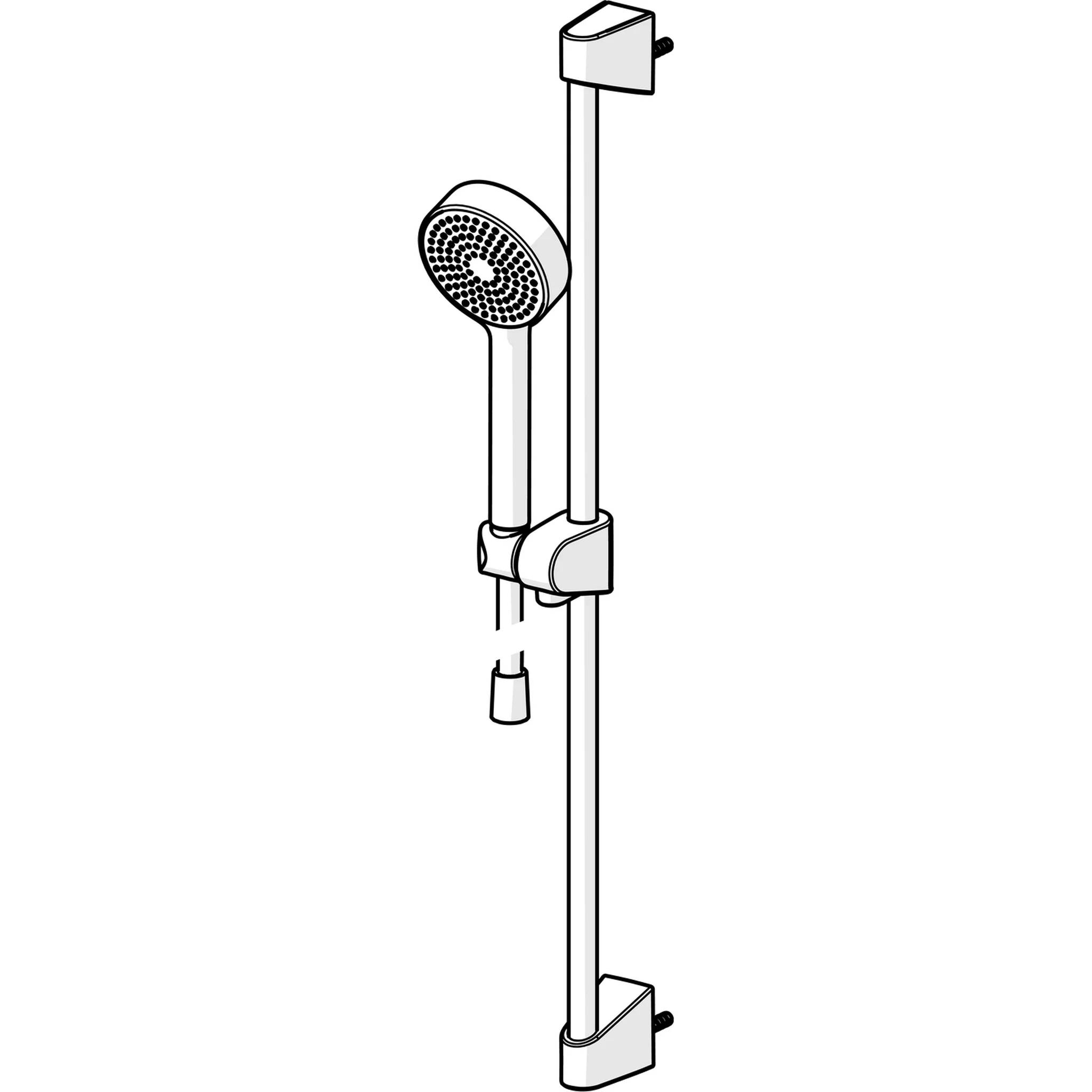 Hansa Hansabasicjet Wandstangengarnitur 65mm, 1 Stk.