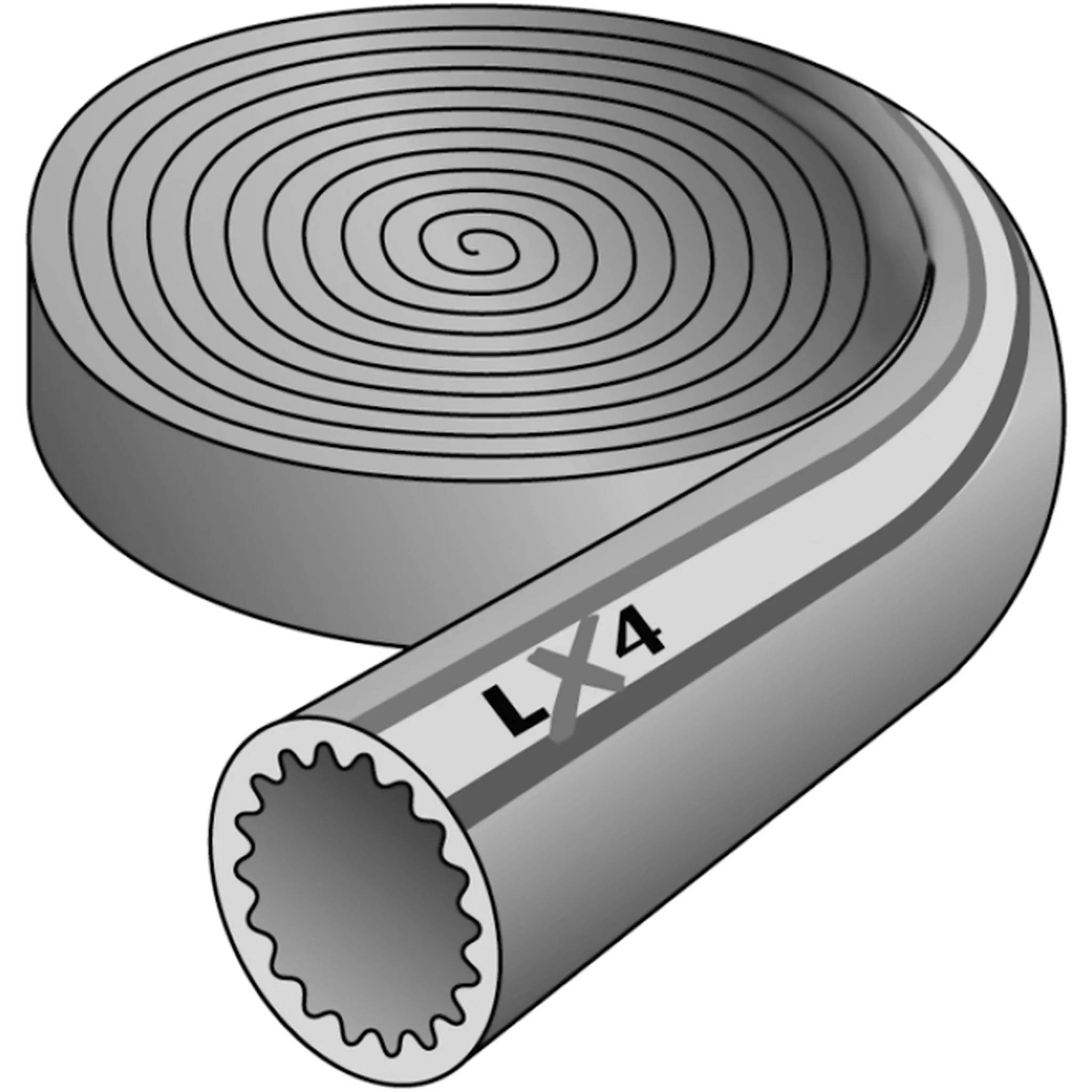 KE Kelit LX04 LEXEL Isolierschlauch 1/4 Zoll-16, 10m, Rolle mit 10m, 1 Stk.