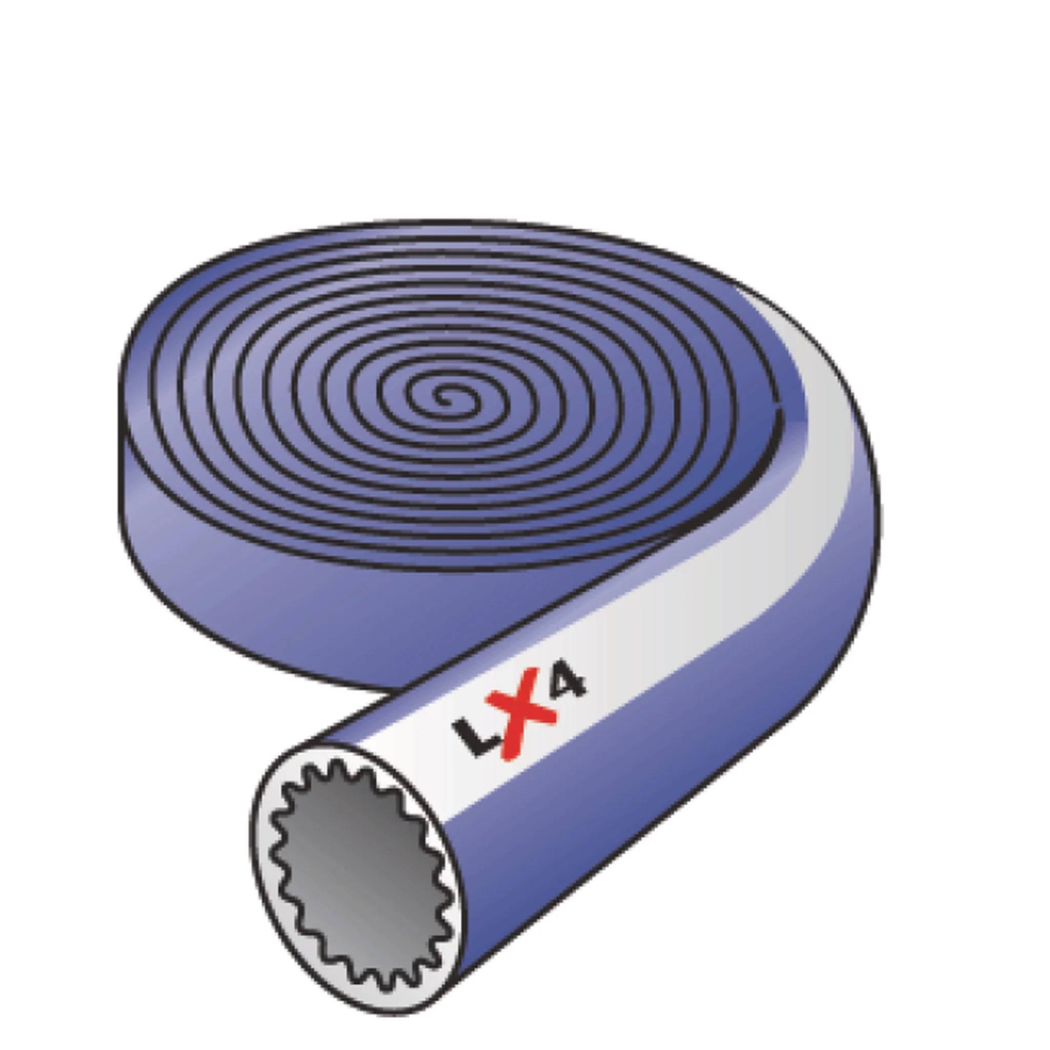 KE Kelit Isolierschlauch LEXEL LX04, 4mm Dämmstärke, Ø32mm Innendurchmesser, PE-Schaum, Rolle mit 10m, 1 Stk.