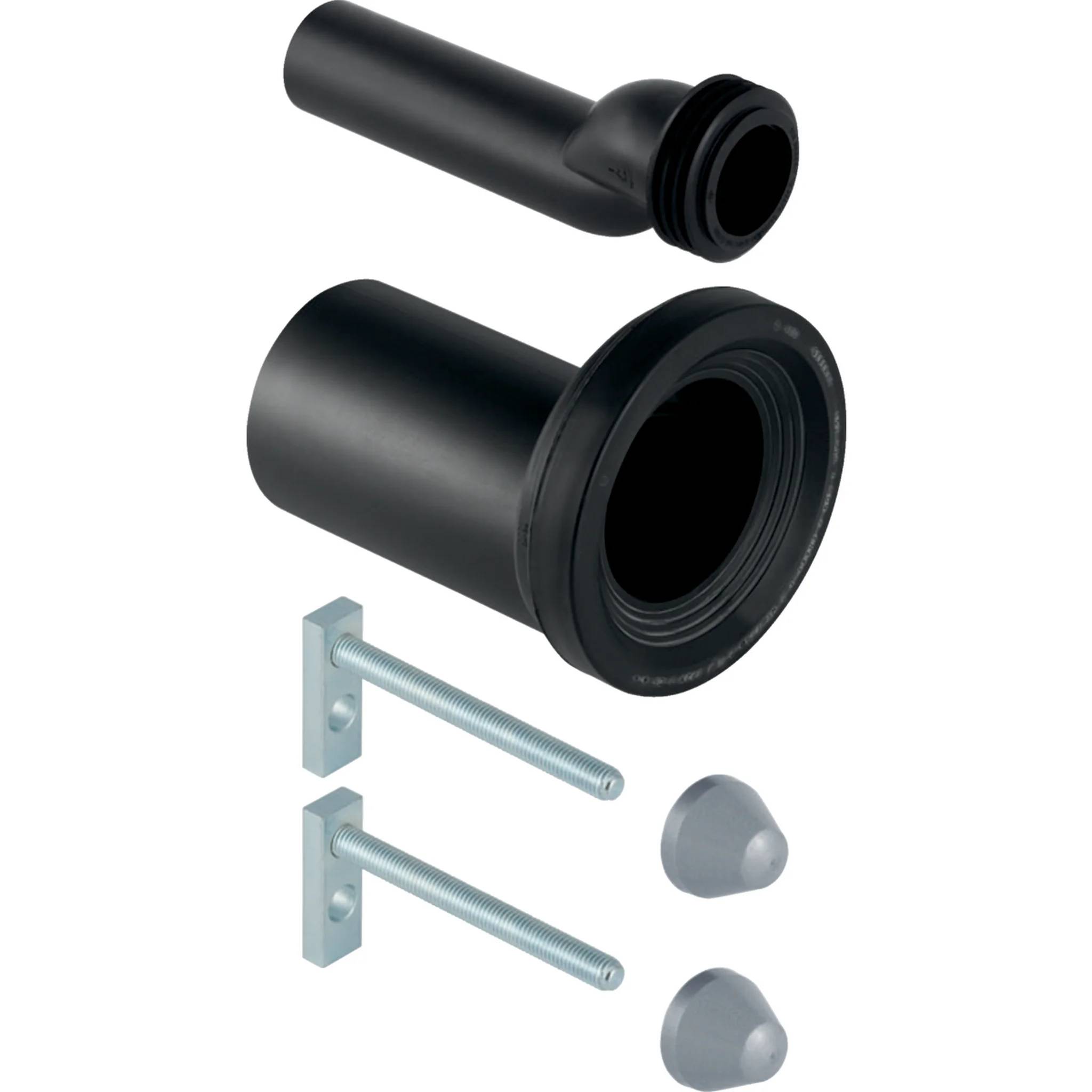 Geberit Anschlussset Wand-WC d110mm, gekroepft, etagiert 2,5cm, 1 Stk.