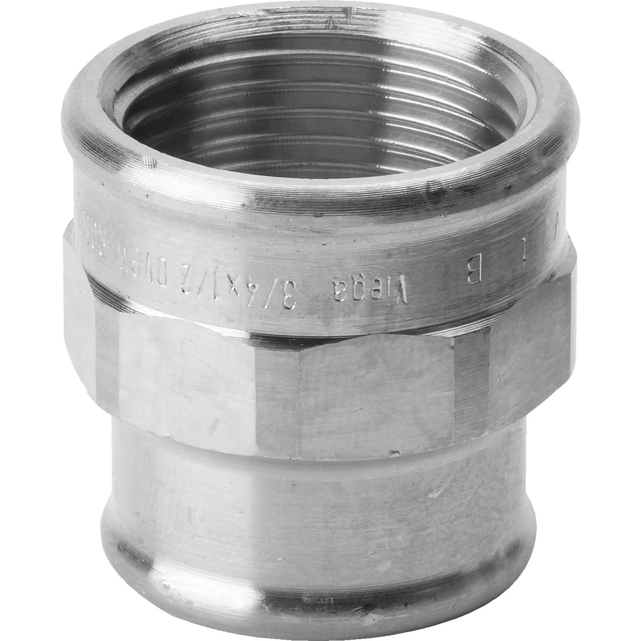 Viega Muffe 3240 in Rp1 x Rp1/2 Rotguss, 1 Stk.