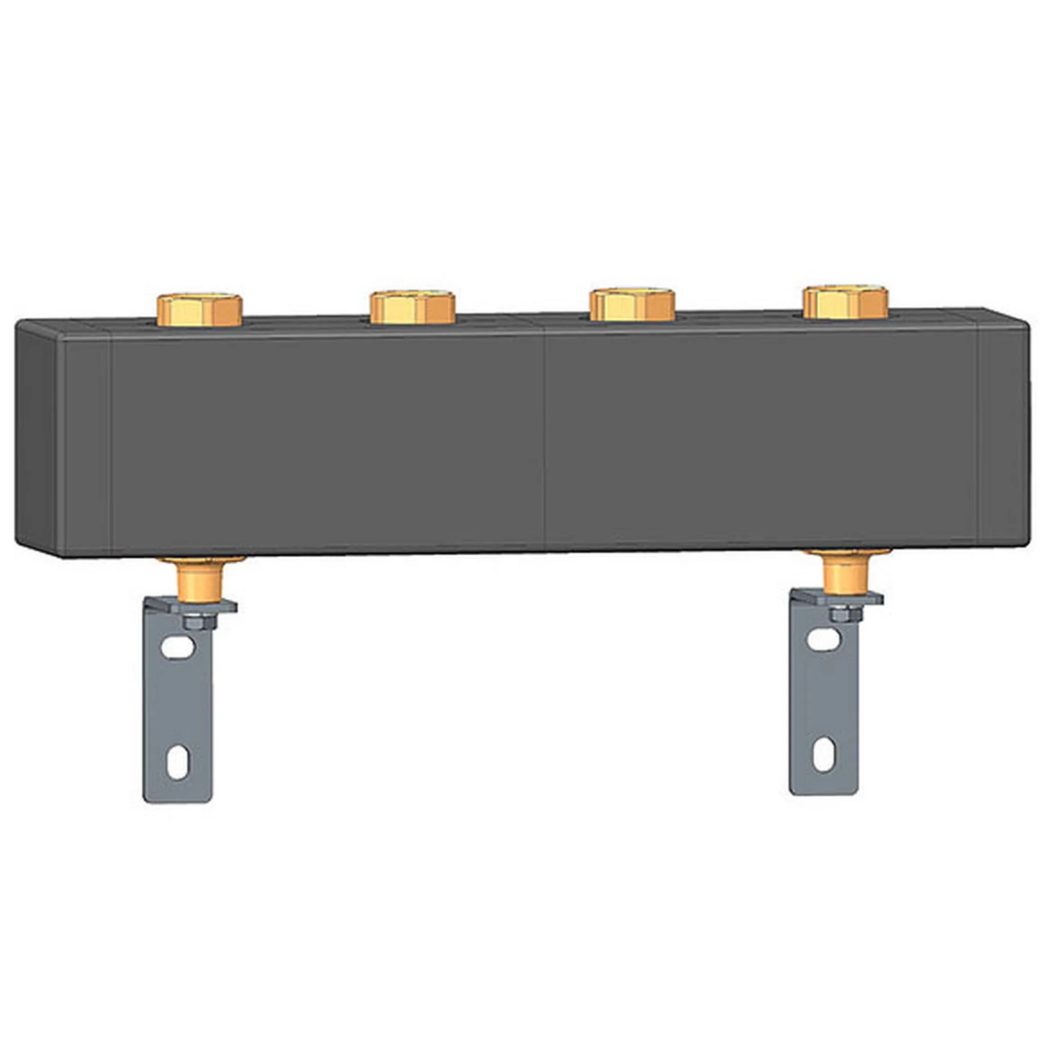 Herz Pumpfix-Verteiler 3 Gruppen DN 25 m. Befestig. u. Wärmedämmg. Fig. 4501/12, 1 Stk.