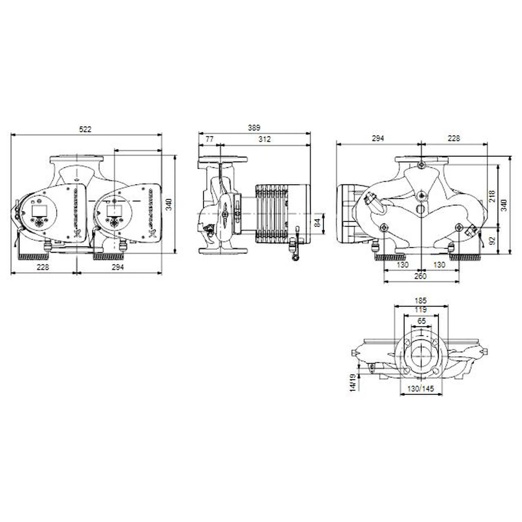 Grundfos Flexi-Clamp Ovalflansch Niro 5/4 Zoll, 1 Stk.