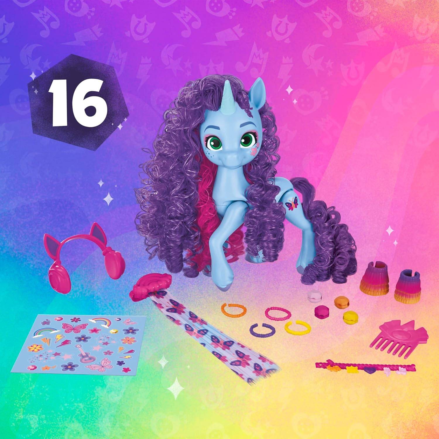 My Little Pony Spielzeug Misty Brightdawn Festival-Styling Accessoires 3+