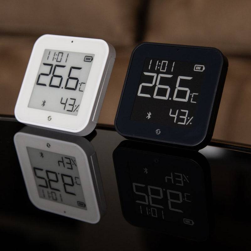 SHELLY Bluetooth Temperatur- & Feuchtigkeitssensor, Blu ZB H&T, schwarz
