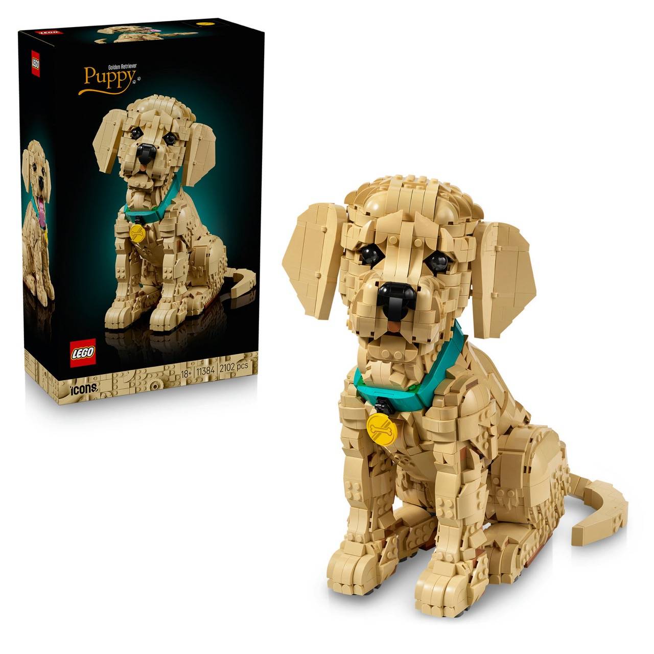 LEGO 11384 Icons - Golden Retriever Welpe