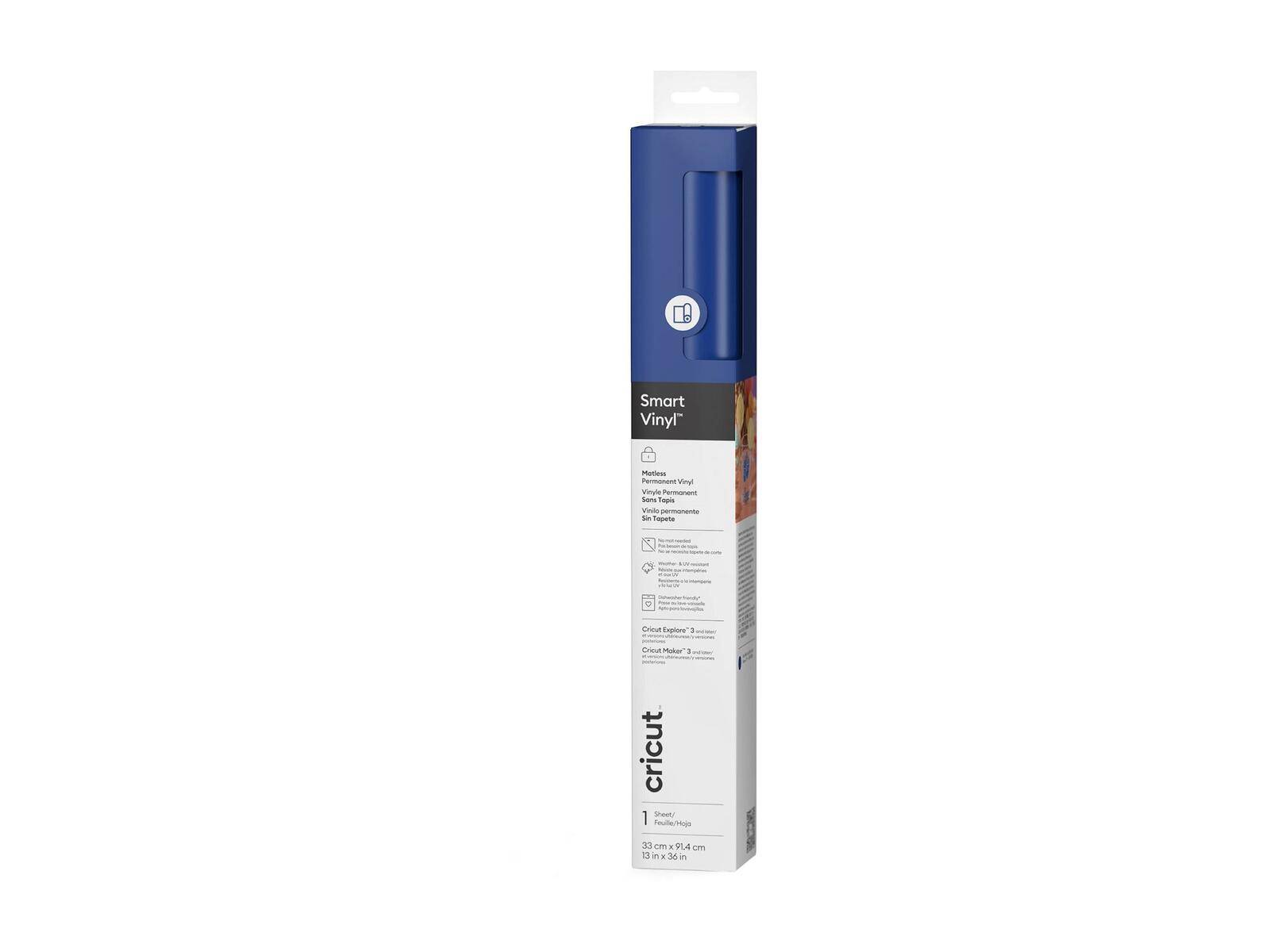 Cricut Vinylfolie permanent 33 cm x 91,4 cm Blau 2011601