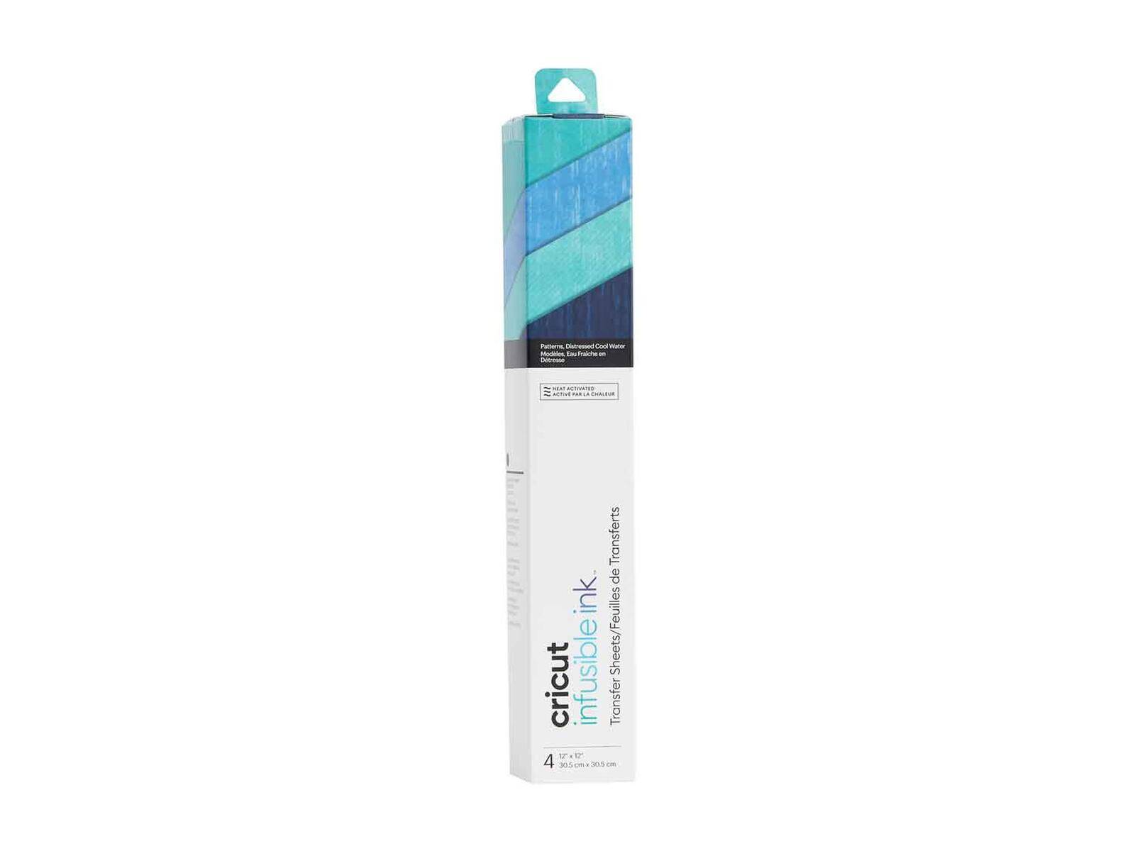 Infusible Ink™-Transferfolie, Muster, 30,5 cm x 30,5 cm Distressed Cool Water