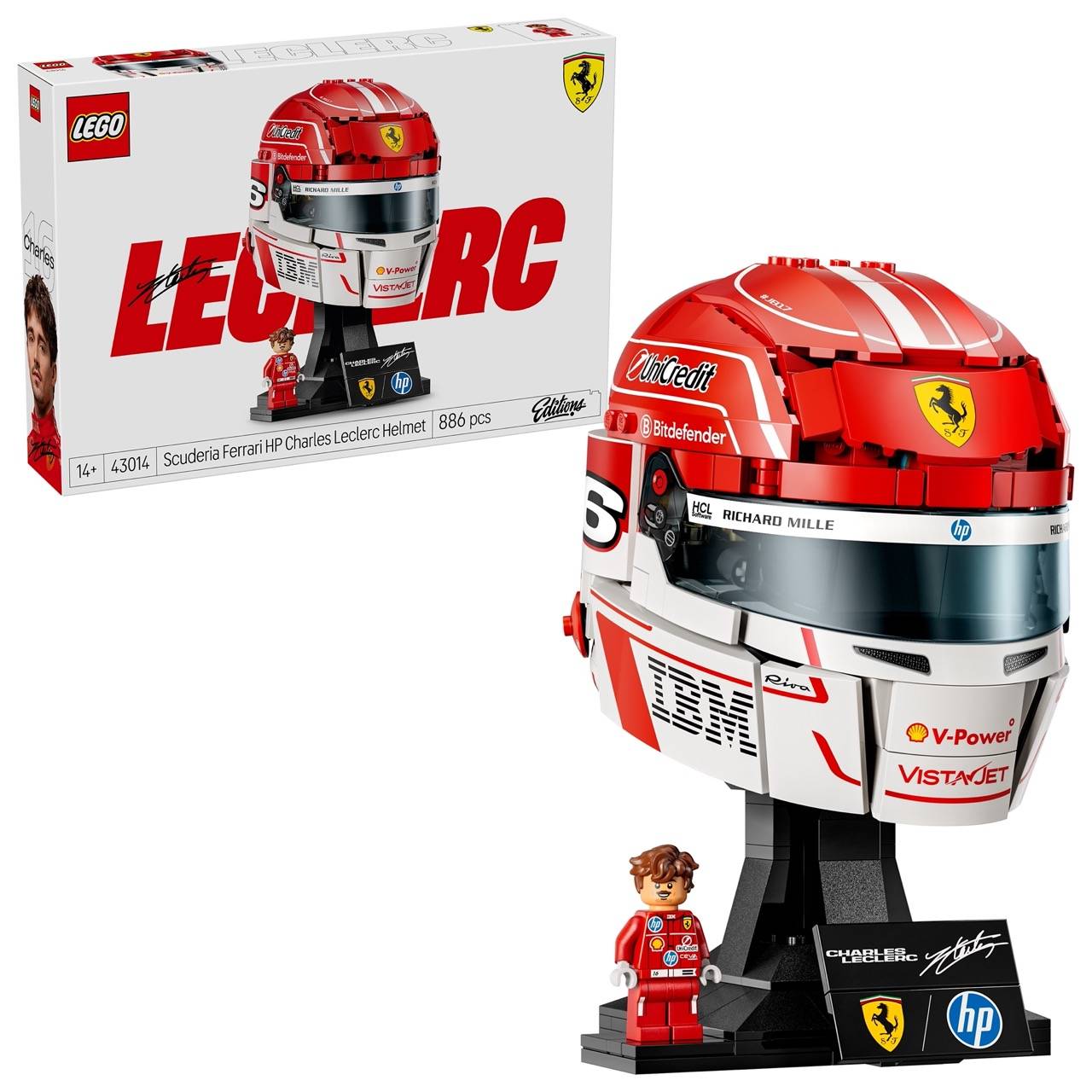 LEGO 43014 Special Edition - Scuderia Ferrari HP Charles Leclerc Helm
