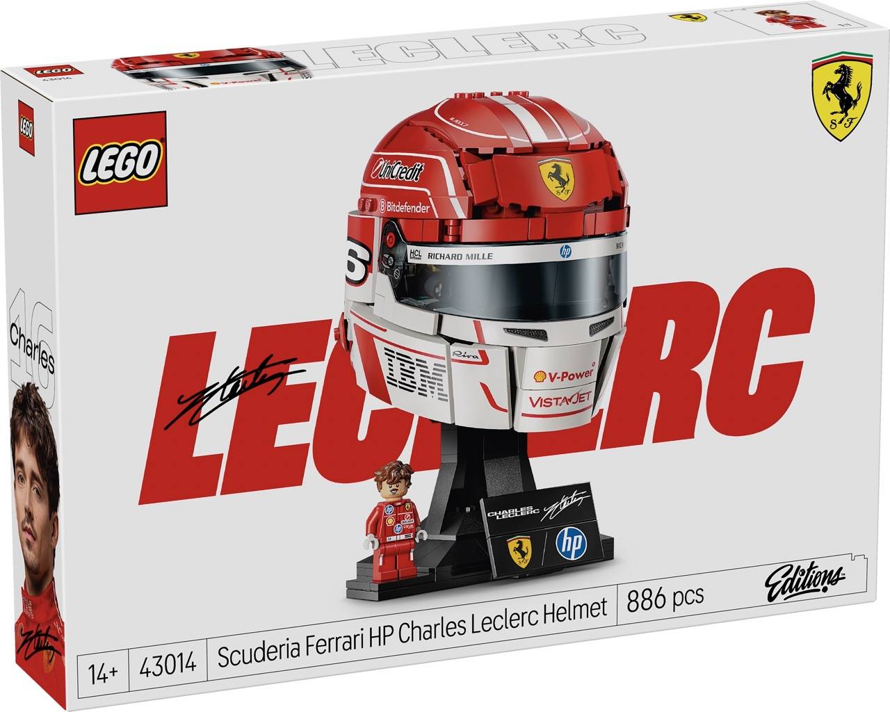 LEGO 43014 Special Edition - Scuderia Ferrari HP Charles Leclerc Helm