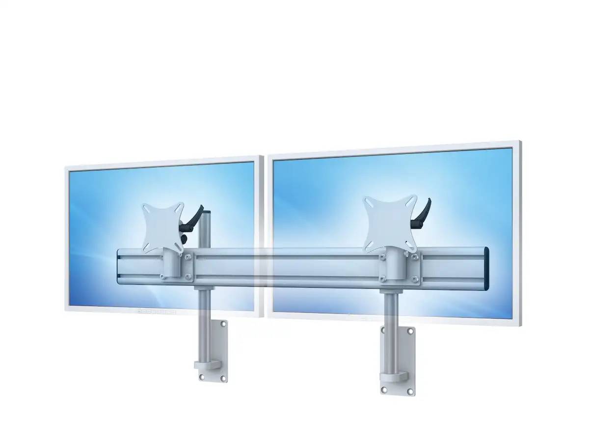 Flat-System Wandhalter für 2 Monitore 2er - 25''-32"
