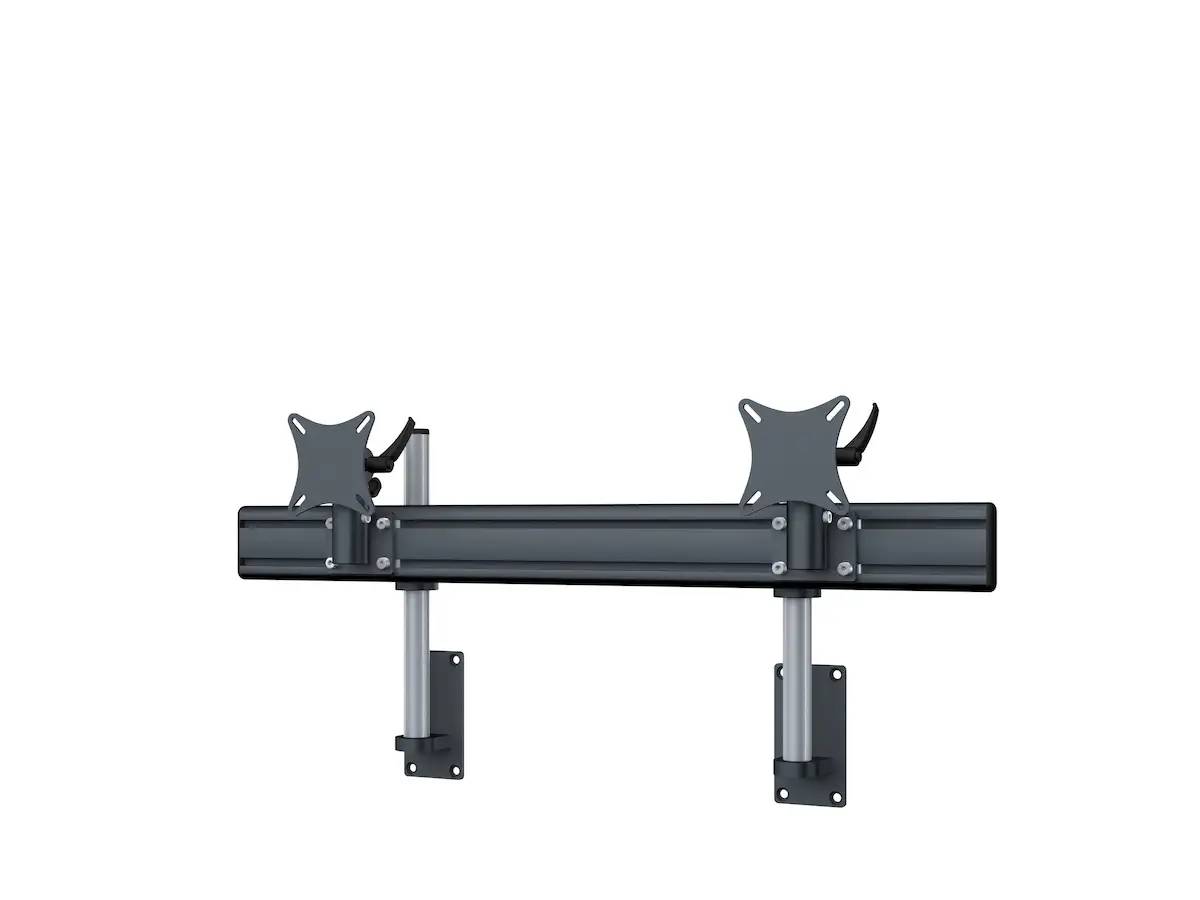 Flat-System Wandhalter für 2 Monitore 2er - 20''-24"