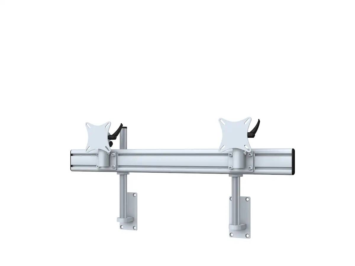 Flat-System Wandhalter für 2 Monitore 2er - 20''-24"