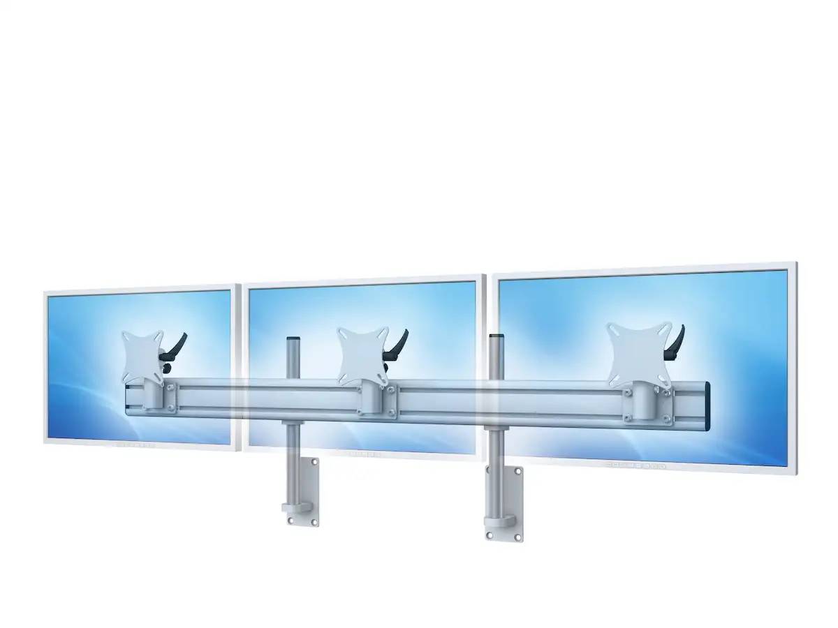 Flat-System Wandhalter für 3 Monitore 3er - 25''-32"