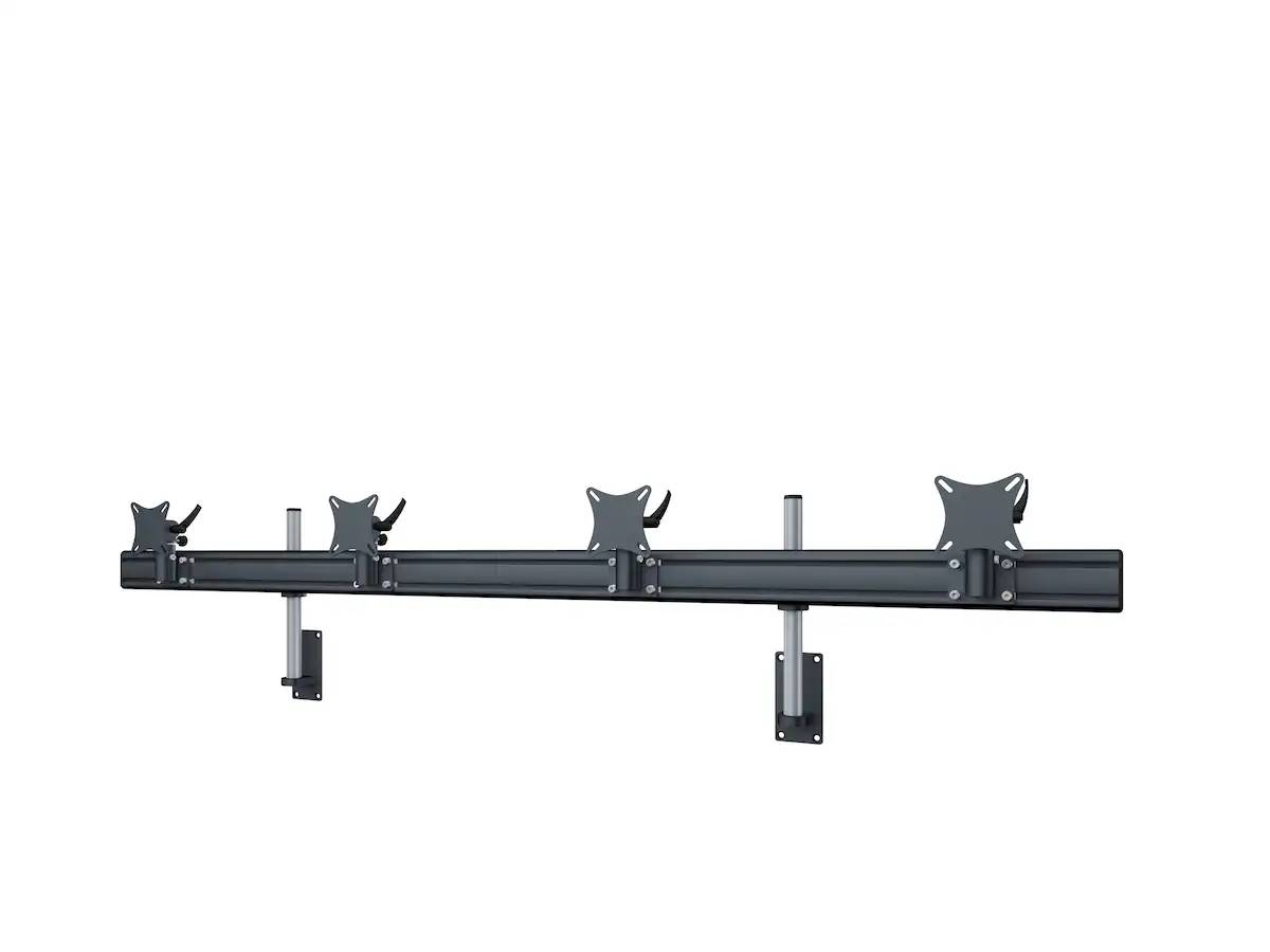 Flat-System Wandhalter für 4 Monitore 4er - 25''-32"