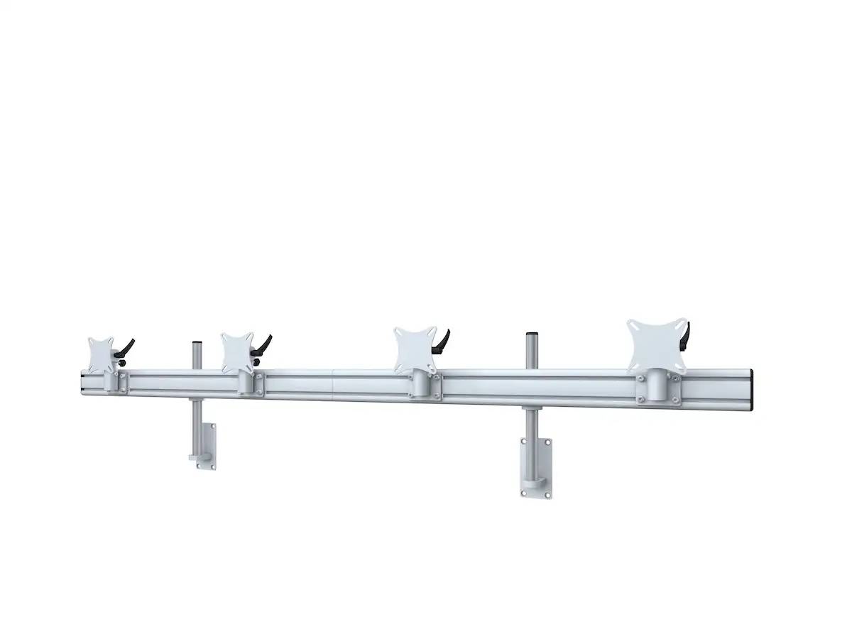 Flat-System Wandhalter für 4 Monitore 4er - 25''-32"
