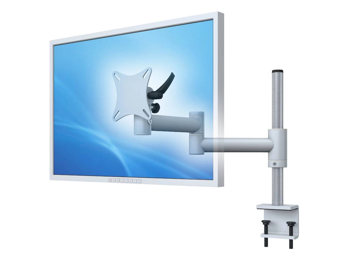 Flex-System Monitorhalterung für 1 Bildschirme mit Tisch-Klemme 1er - 17''-24''