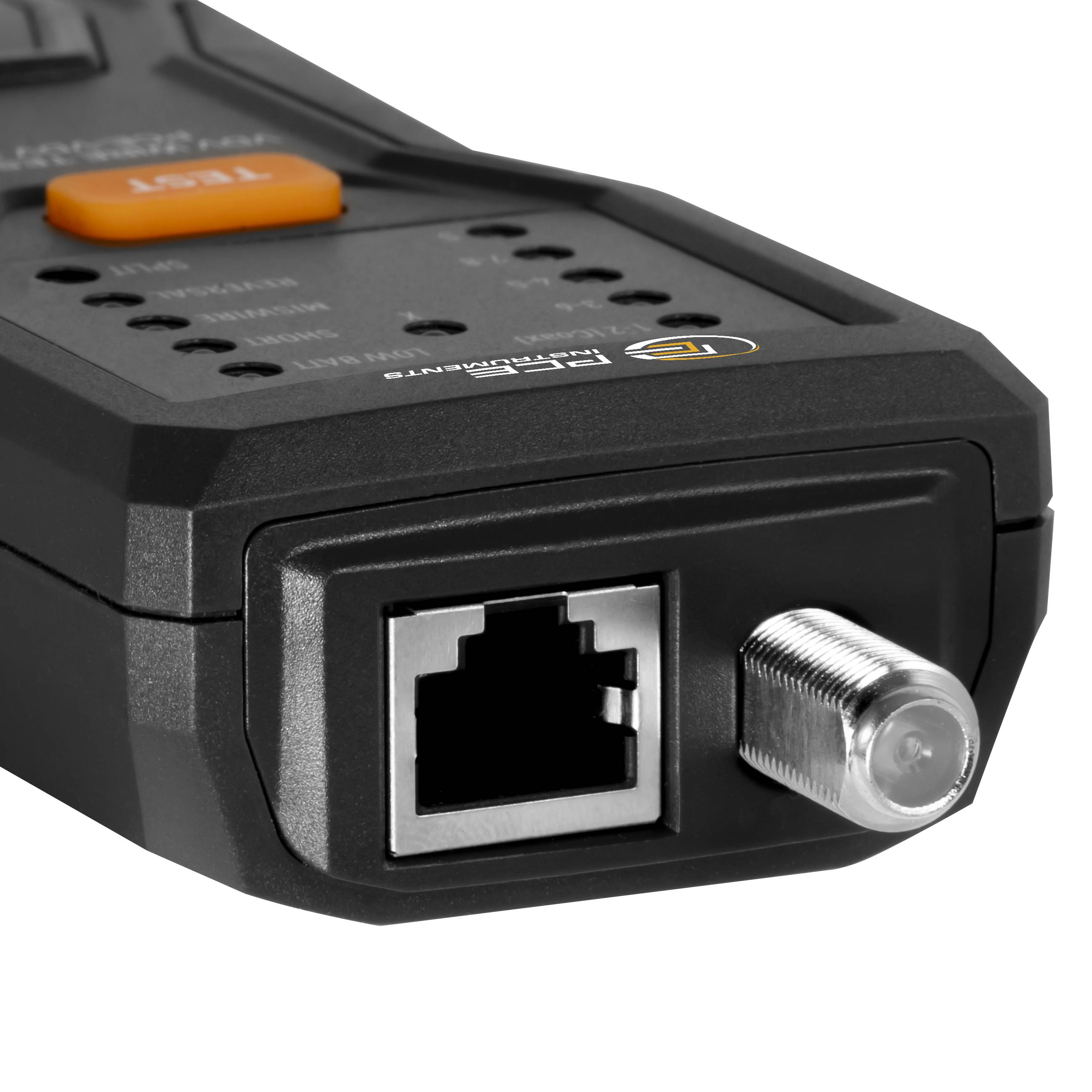 PCE Instruments Kabeltester PCE-VDV 10 |Cat 3 … Cat 7A |Koax |Status und Fehlerdiagnose LED-Anzeigen |Kabel bis 305 m