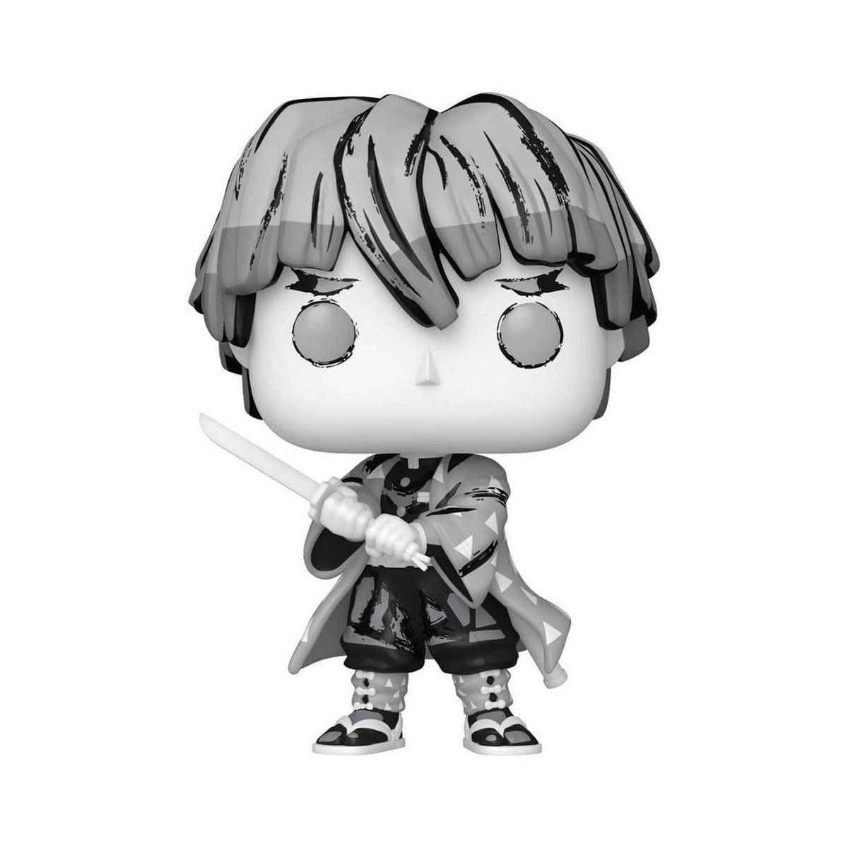Demon Slayer: Kimetsu no Yaiba POP! Animation Vinyl Figuren Zenitsu (Sumi-Ink) 9 cm