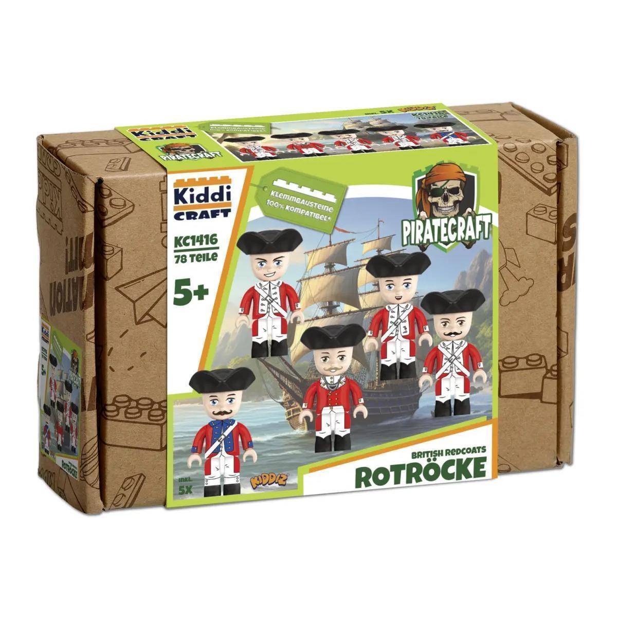 Kiddiz Figuren-Pack: Rotröcke Soldaten / British Redcoats