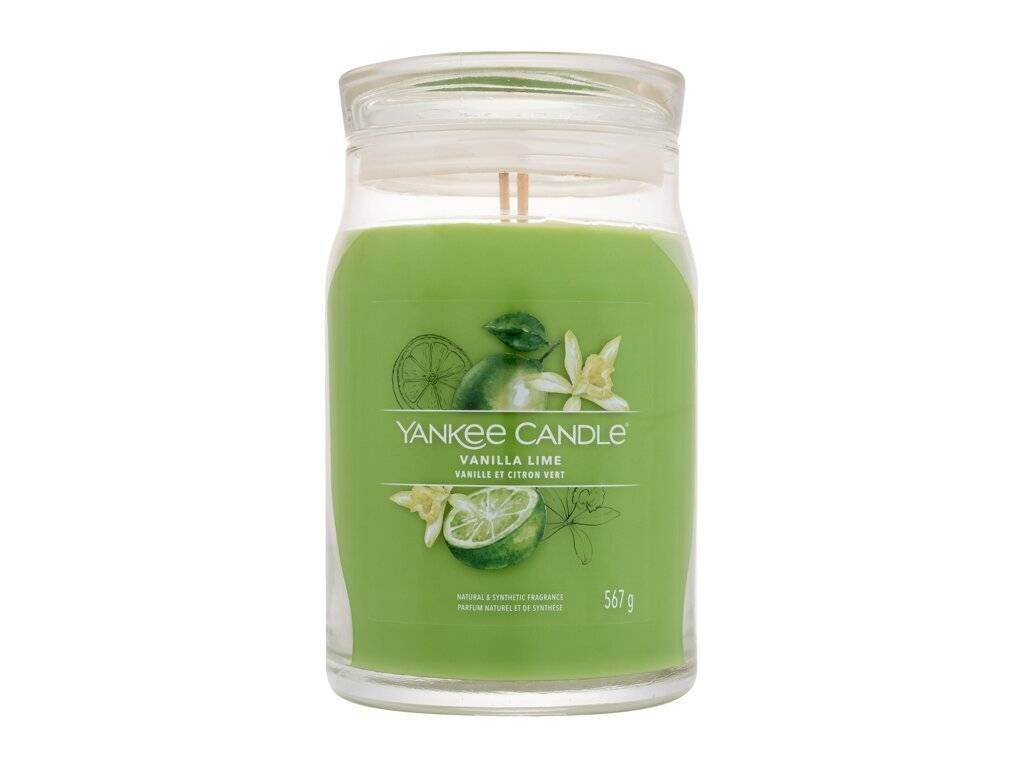 Aromatic candle Signature glass large Vanilla Lime 567 g