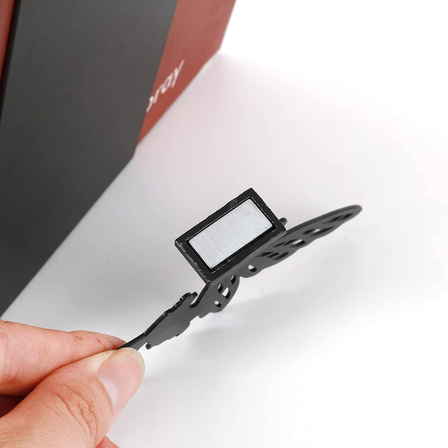 I-TOTAL® Niedlicher Buchhalter aus Metall Buchstütze für Regal Tisch Fairy Elfe