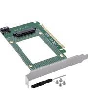 InLine Schnittstellenkarte PCIe x16 zu U.2 NVMe SFF-8639 intern PCI