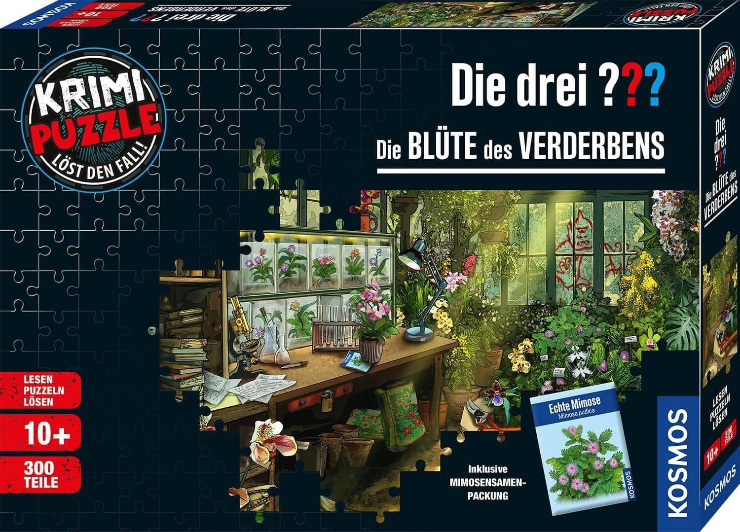 KOSMOS 684877 - Krimipuzzle Die drei ??? Die Blüte des Verderbens