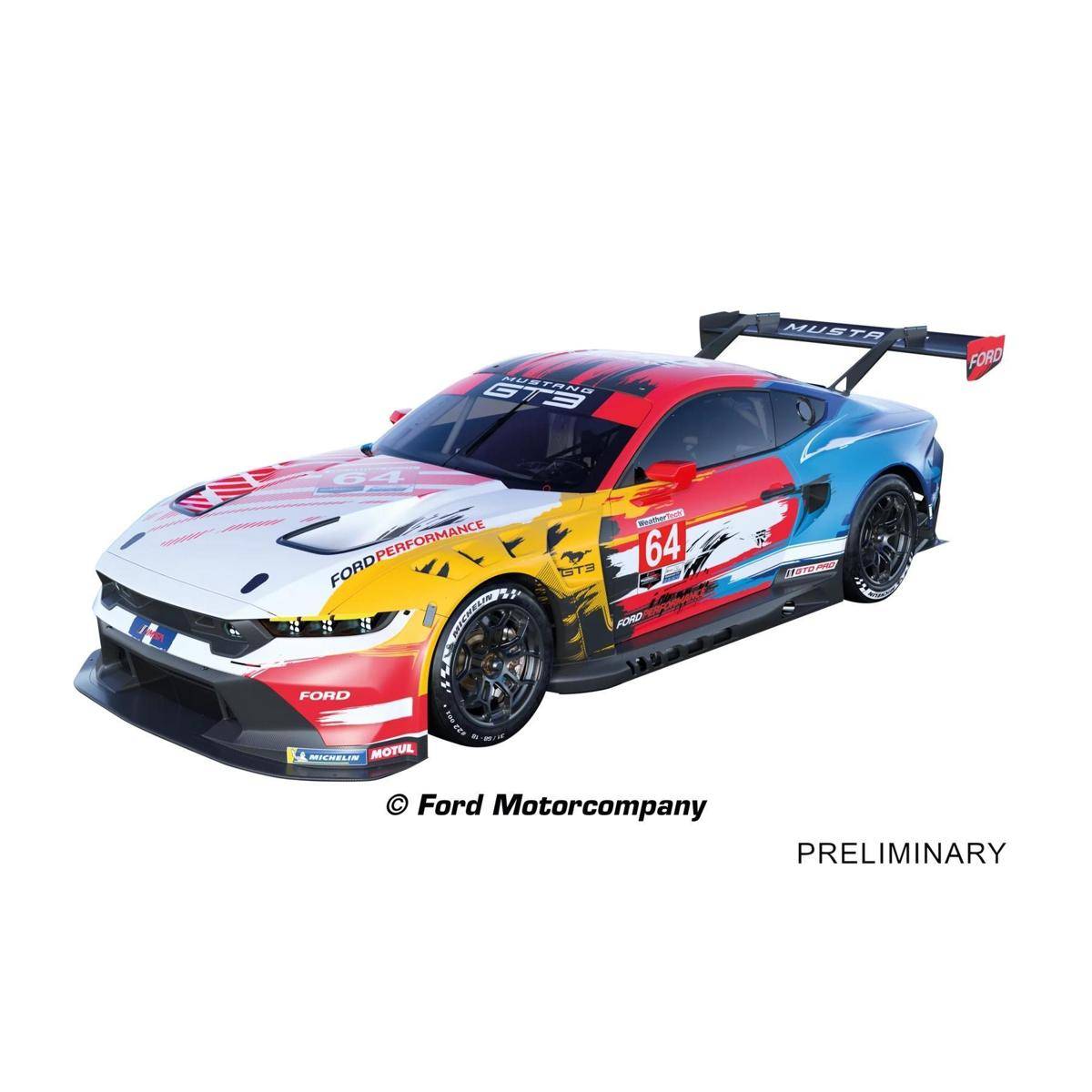 Ford Mustang GT3 "Champion Spirit, No.64"